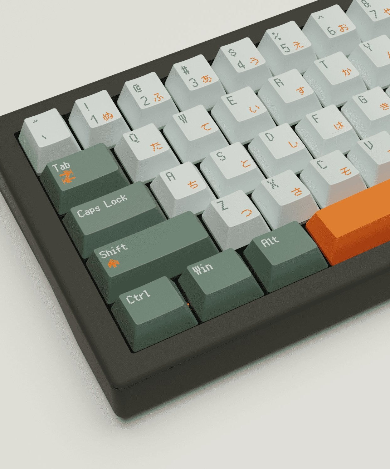 Retro Design Keycaps and Mechanical Keyboard