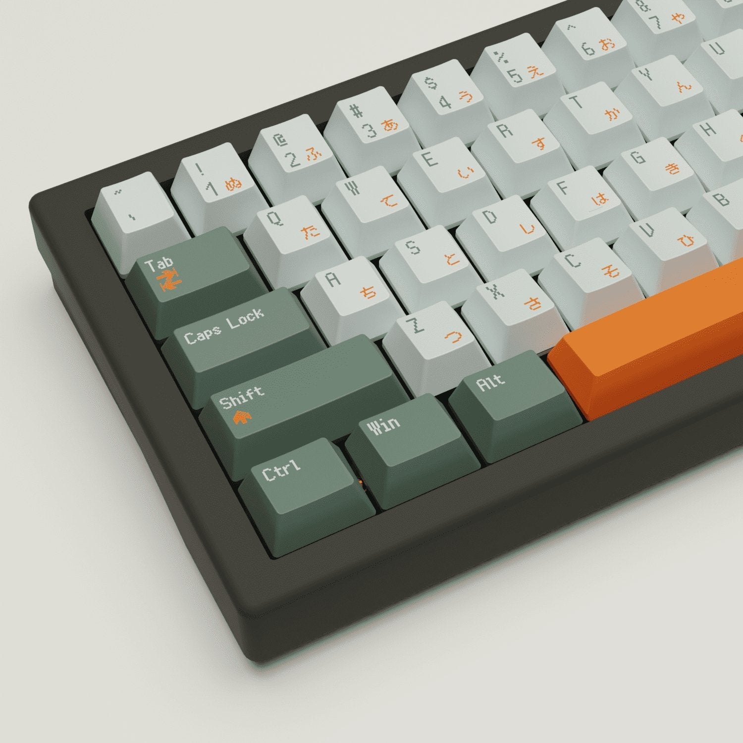 Retro Design Keycaps and Mechanical Keyboard