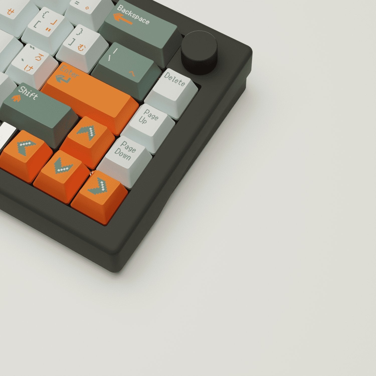 Retro Design Keycaps and Mechanical Keyboard