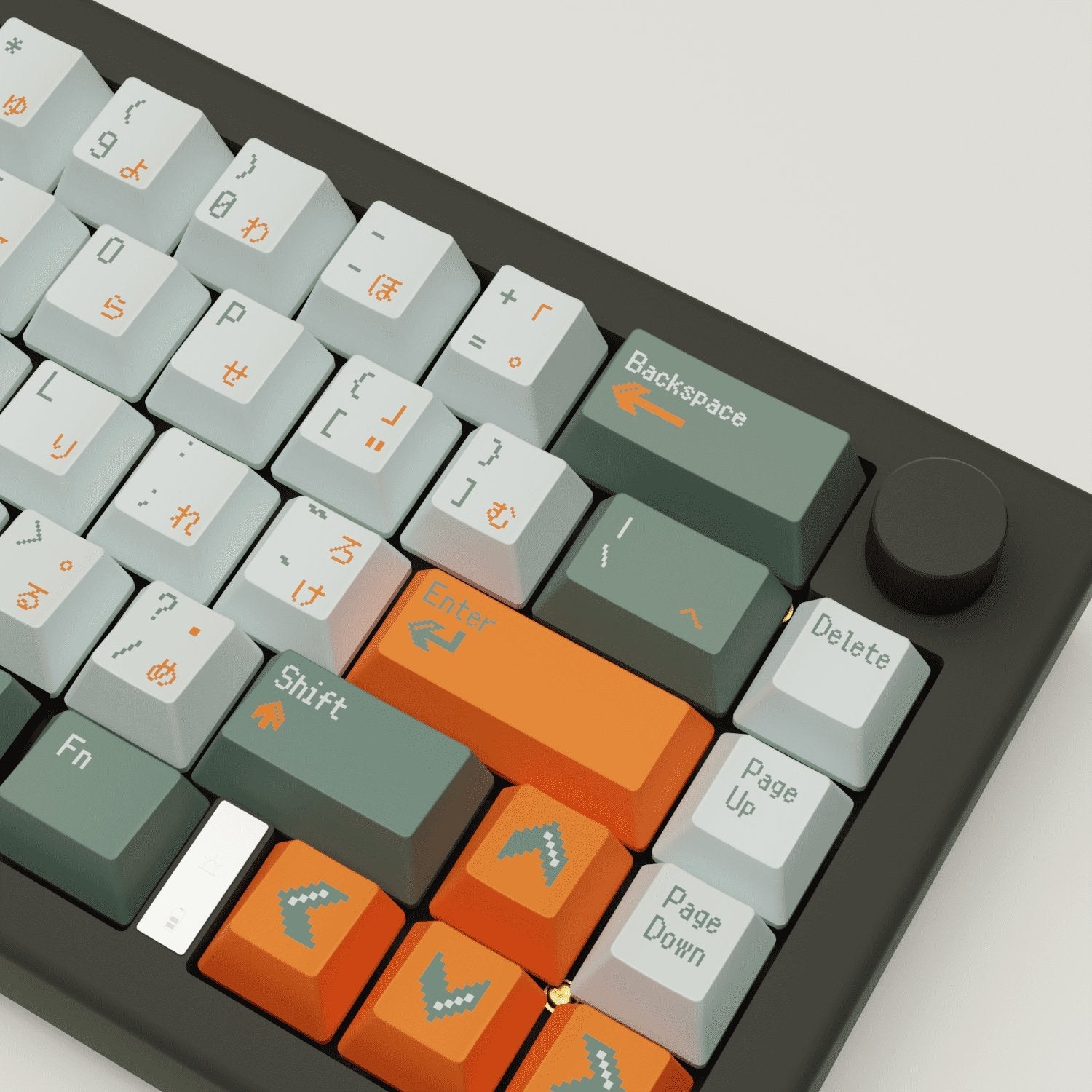 Retro Design Keycaps and Mechanical Keyboard