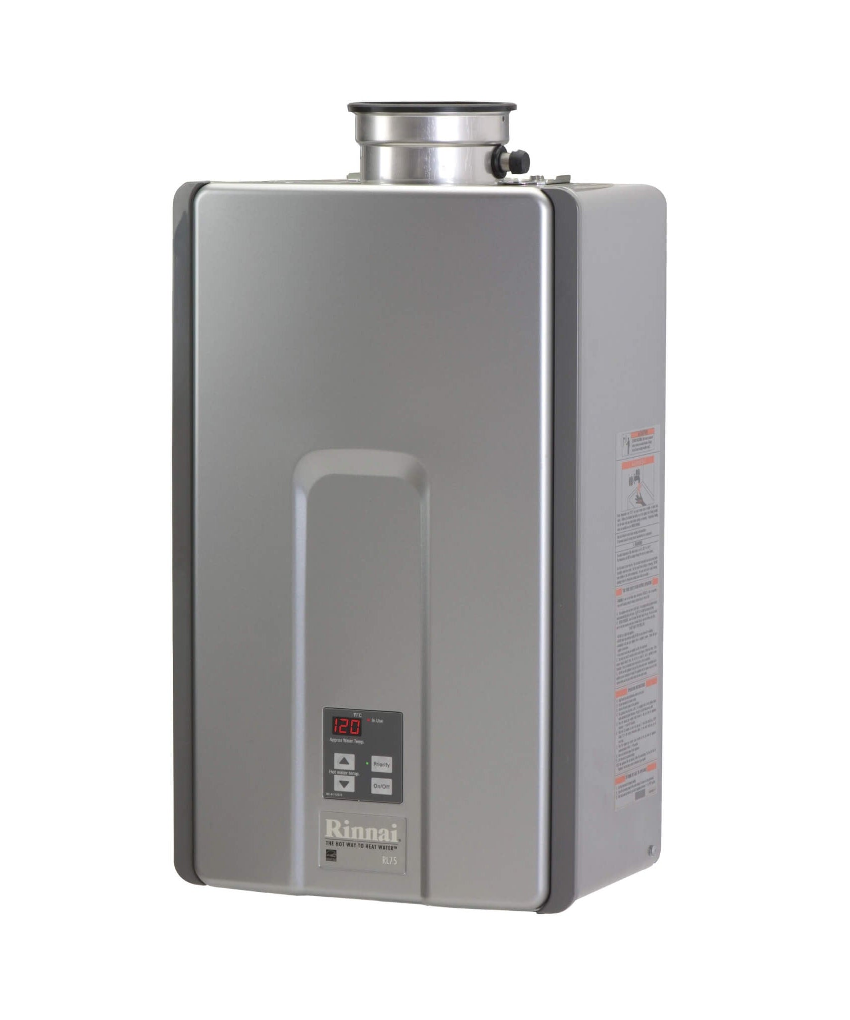 RN 9.8 GPM Indoor High-Efficiency Non-Condensing Tankless Liquid Propane Water Heater (SAK93574)