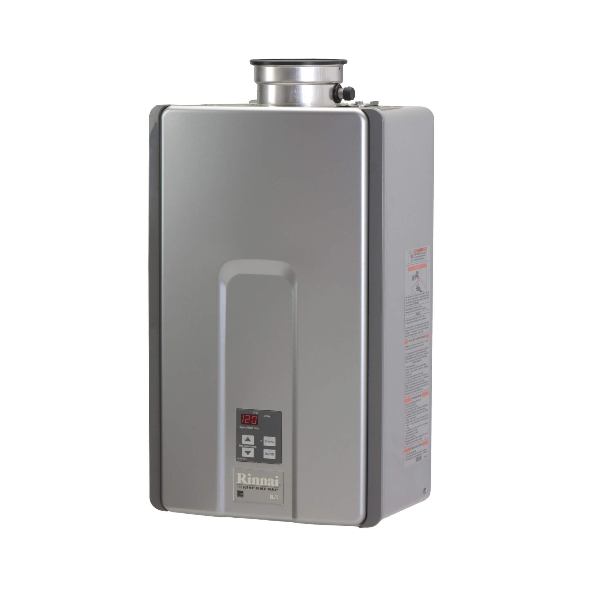 RN 9.8 GPM Indoor High-Efficiency Non-Condensing Tankless Liquid Propane Water Heater (SAK93574)