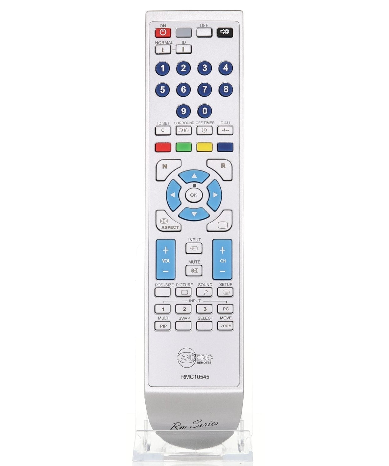 Anderic RMC10545 Replacement Monitor Remote Control for Panasonic EUR646529, EUR646529R, EUR7636070R