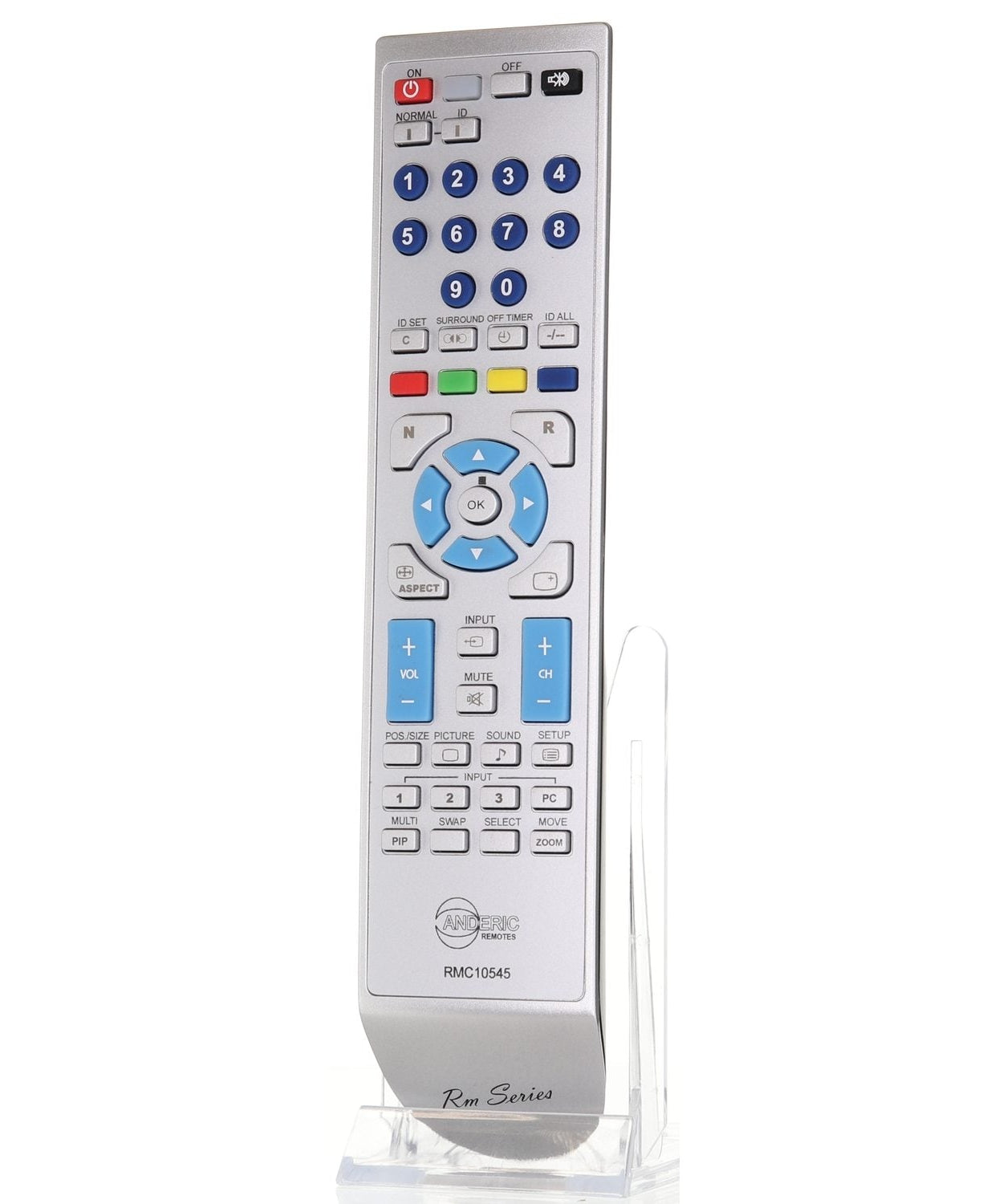 Anderic RMC10545 Replacement Monitor Remote Control for Panasonic EUR646529, EUR646529R, EUR7636070R