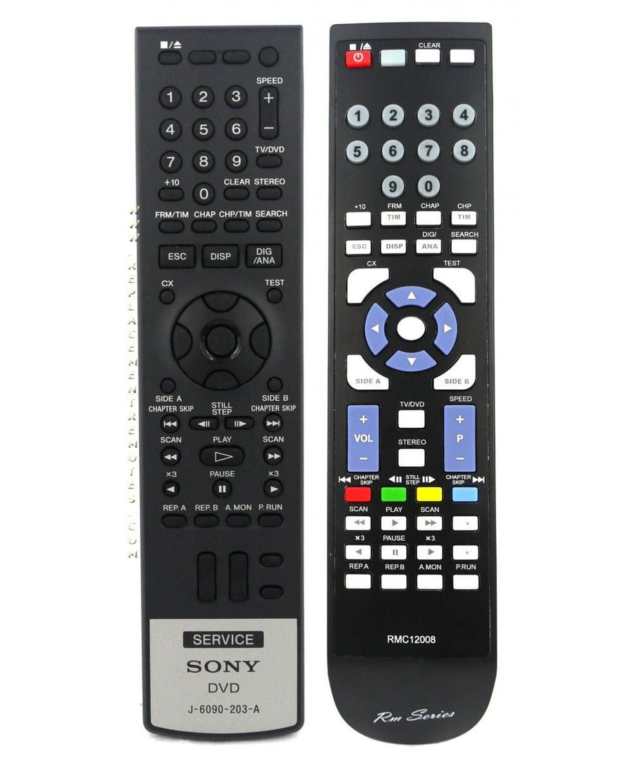 Anderic RMC12008 Replacement Service DVD Remote Control for Sony | J6090203A
