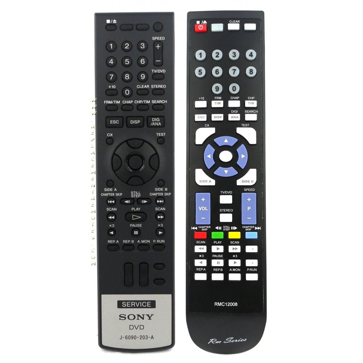 Anderic RMC12008 Replacement Service DVD Remote Control for Sony | J6090203A