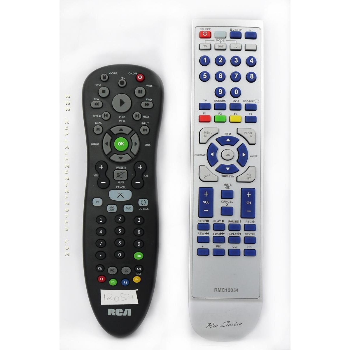 Anderic TV Remote Control for RCA RC225, RC2254702/01 - RMC12054