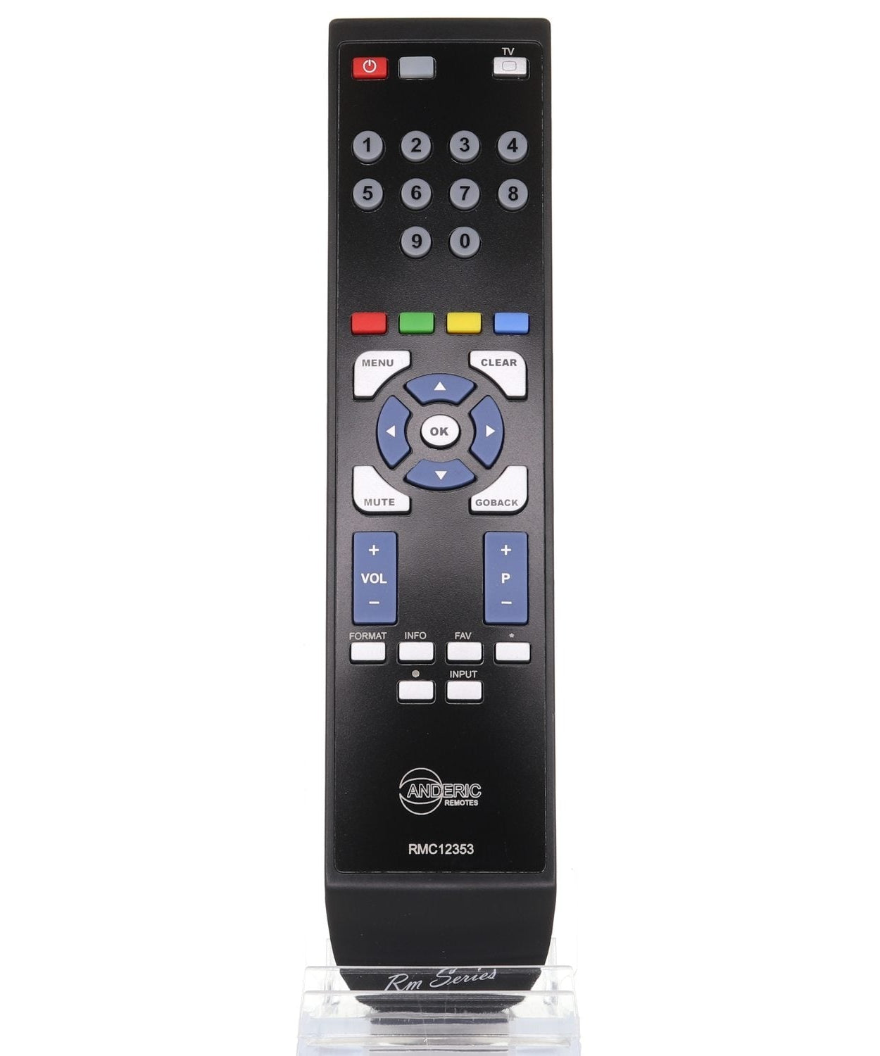 Anderic RMC12353 Replacement TV Remote Control for RCA RC246