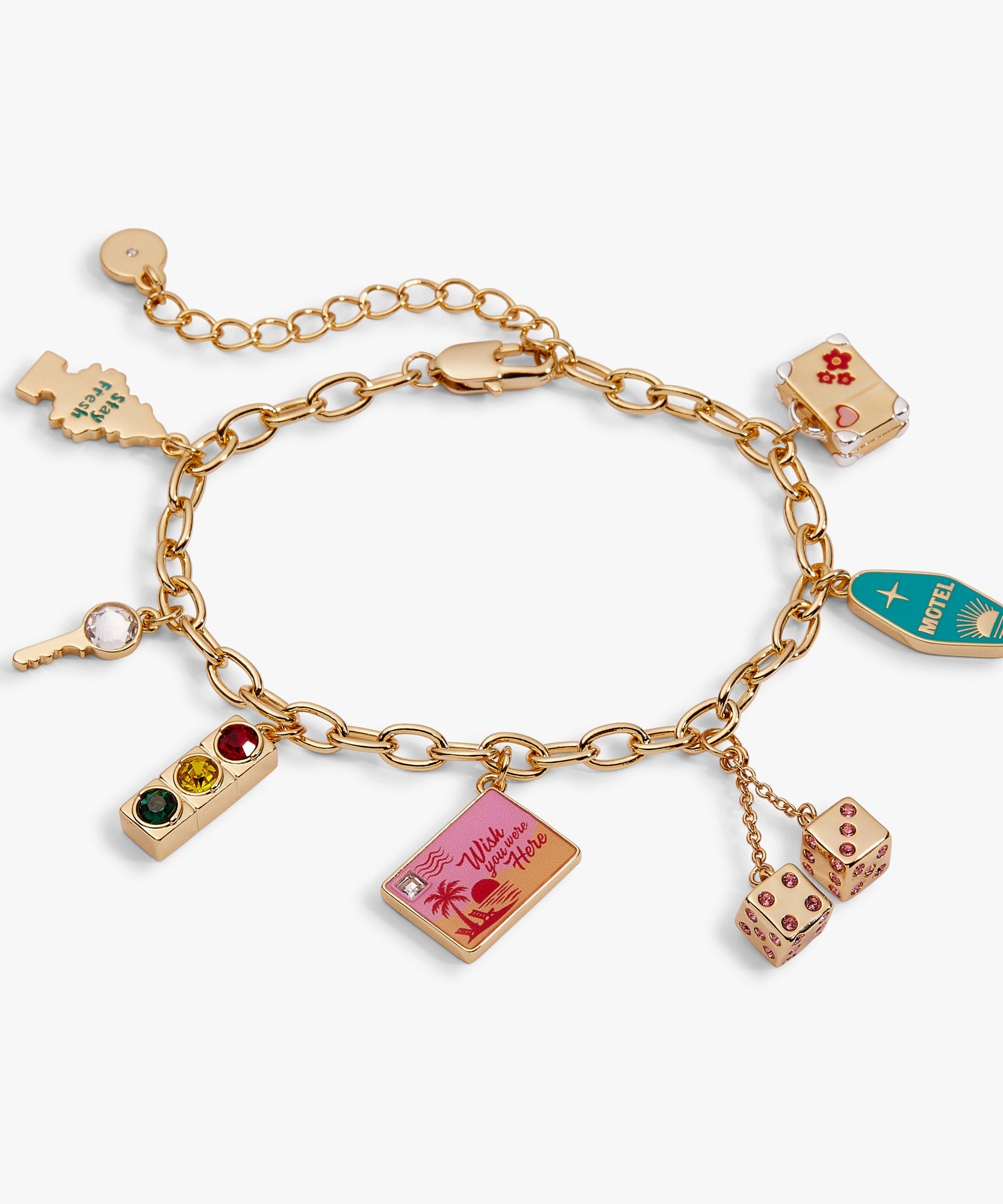 Road Trip Multi-Charm Bracelet