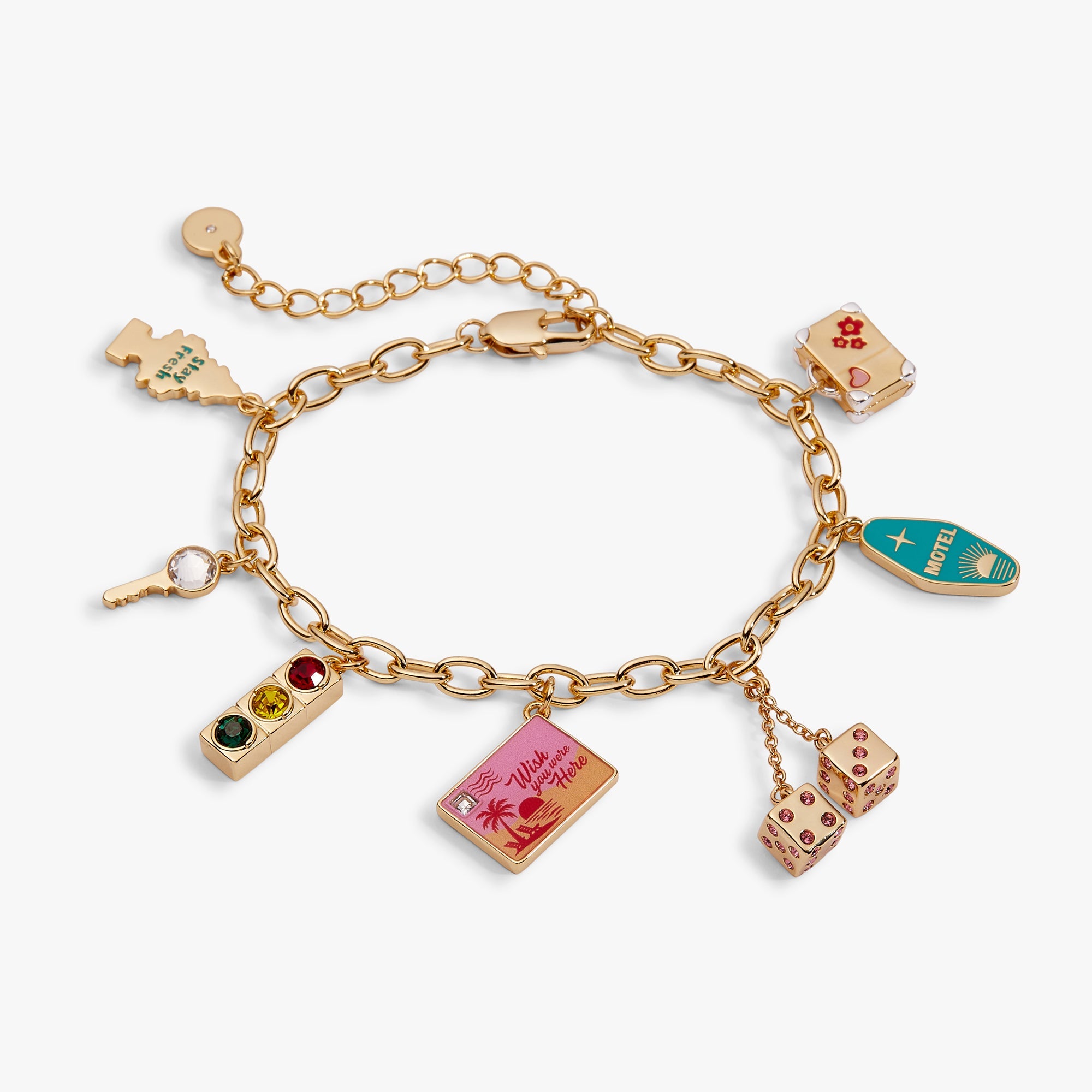 Road Trip Multi-Charm Bracelet