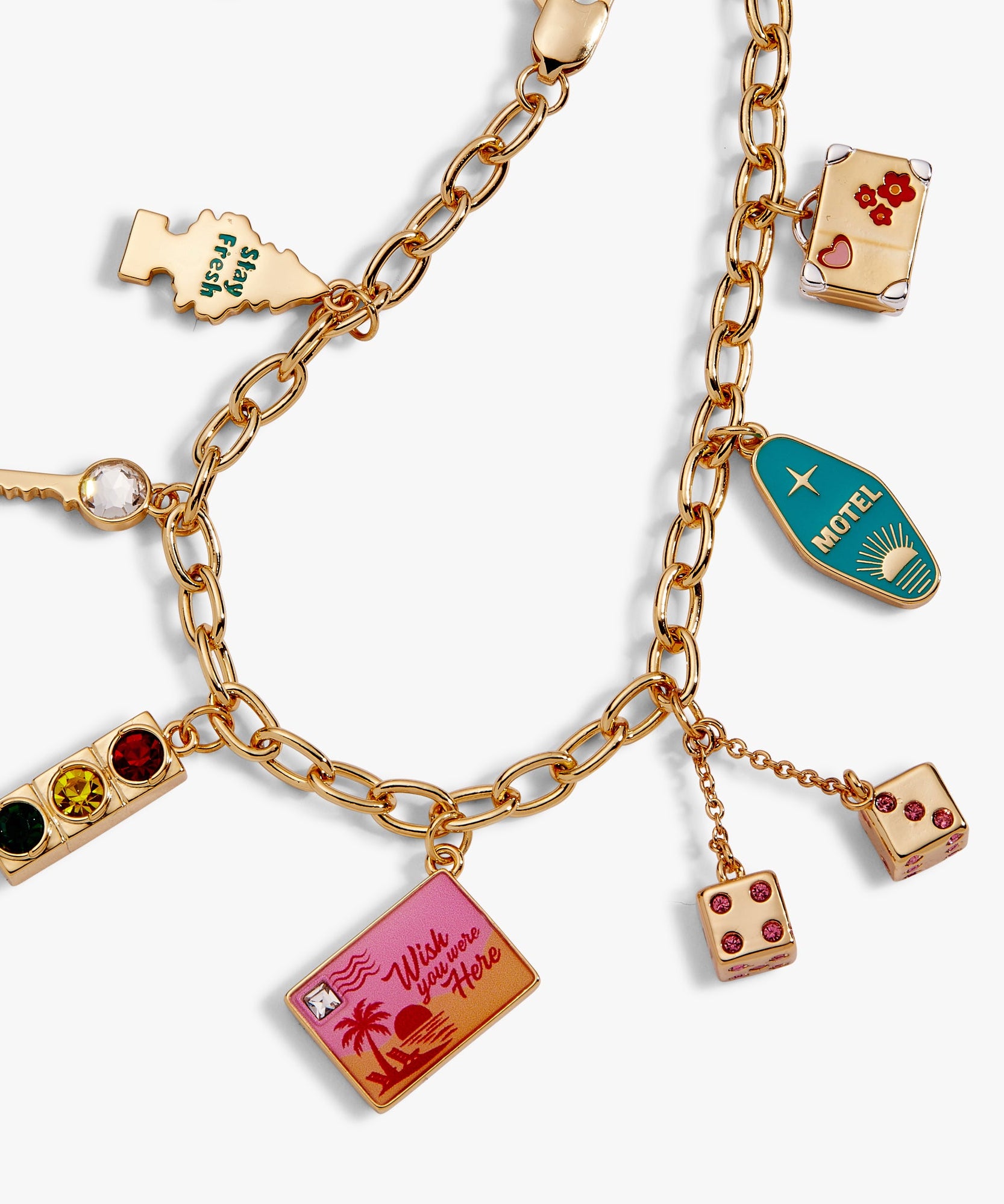 Road Trip Multi-Charm Bracelet