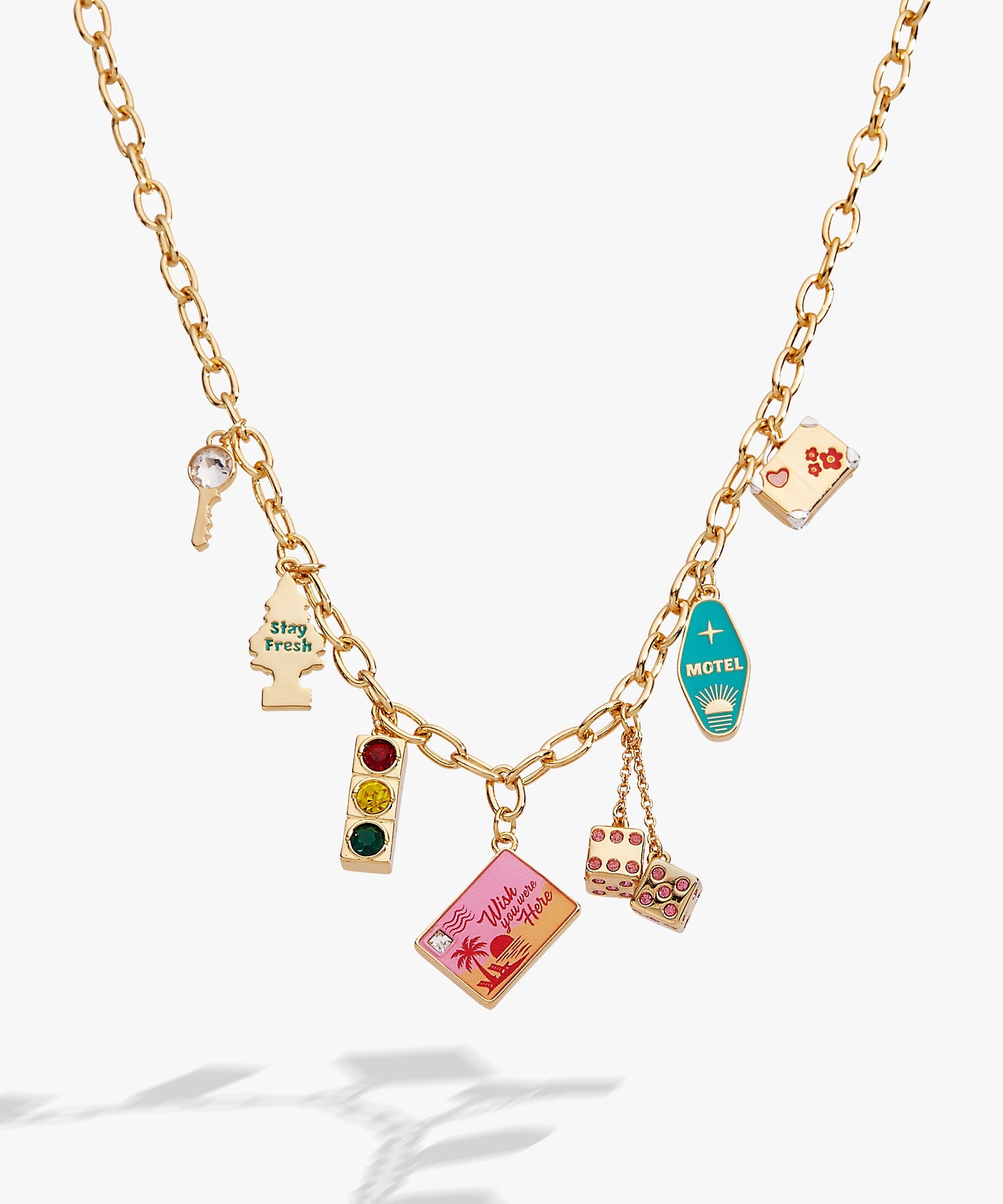 Road Trip Multi-Charm Necklace
