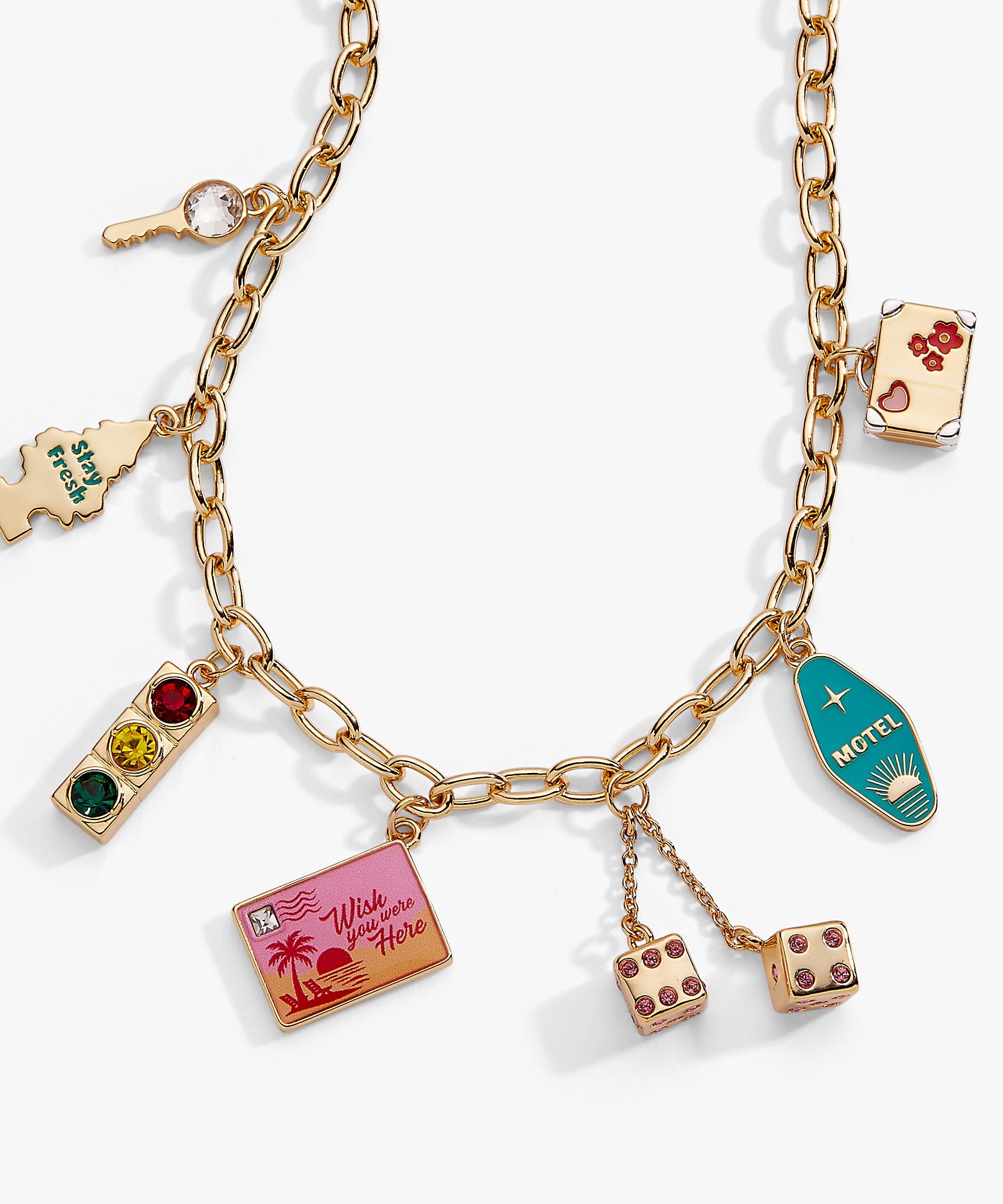 Road Trip Multi-Charm Necklace