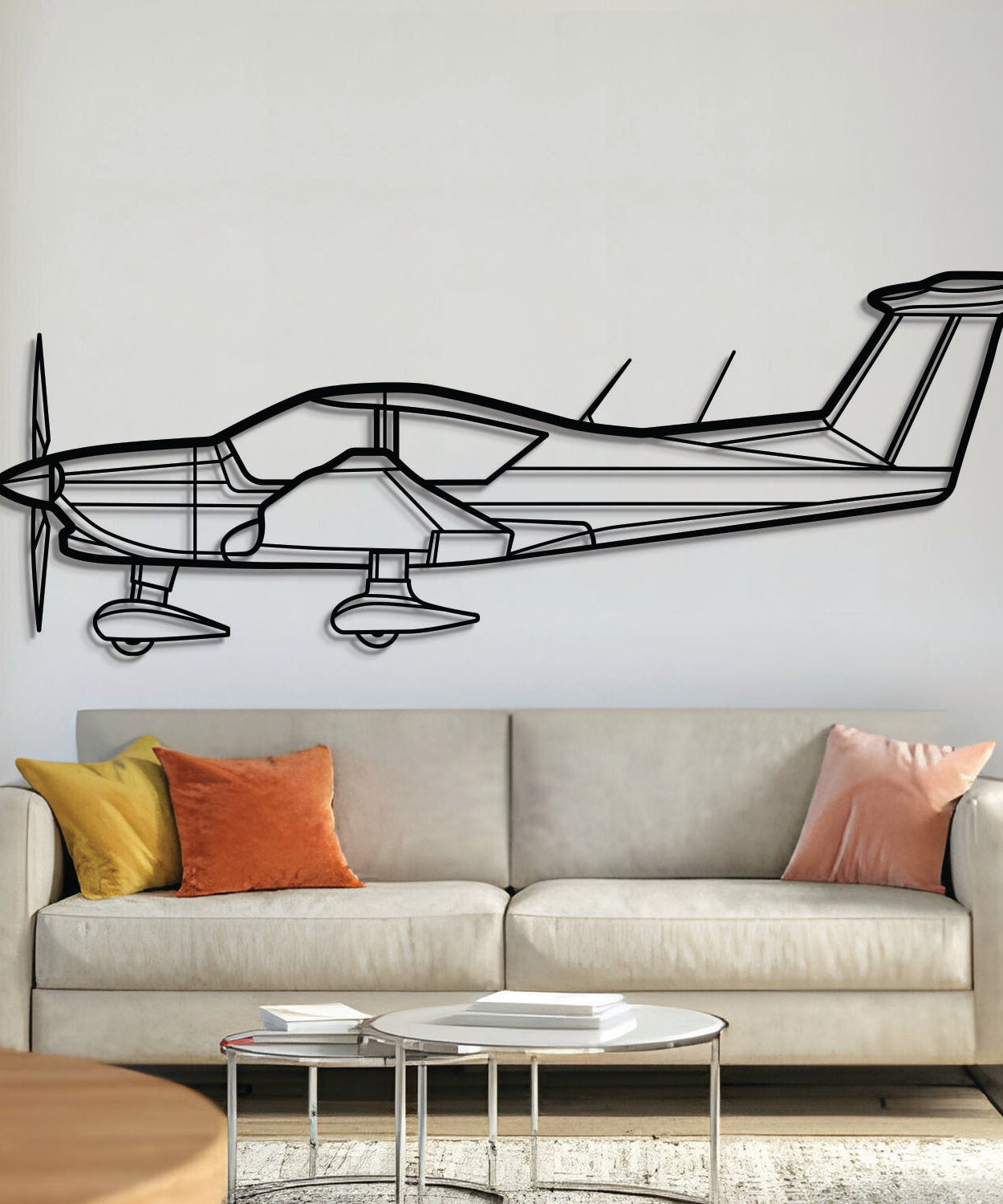 R3000-160 Metall-Flugzeug-Wandkunst - NCP0339