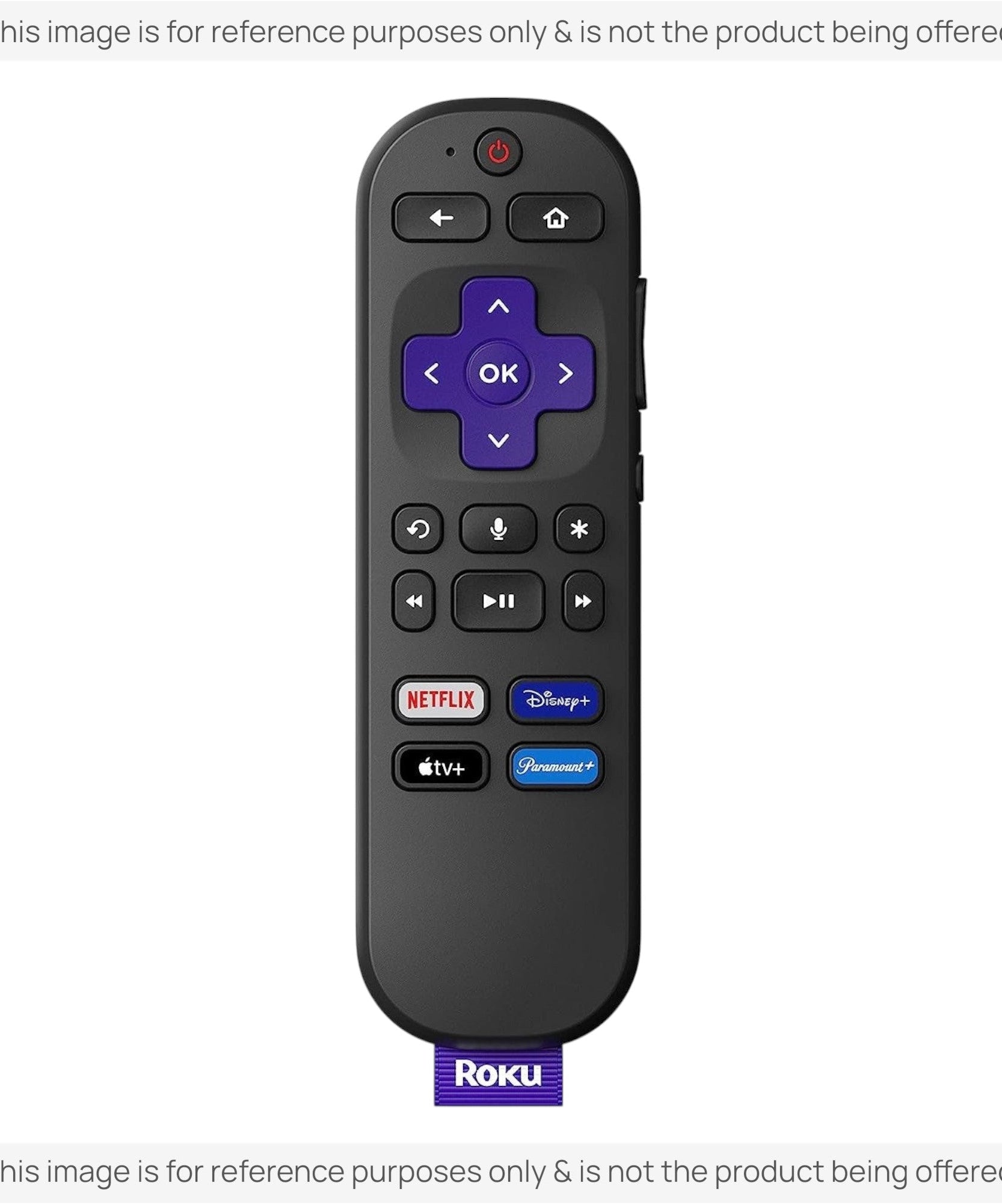 Substitute for Roku RC-A1R Universal Streaming Remote Control [RCGZ1]