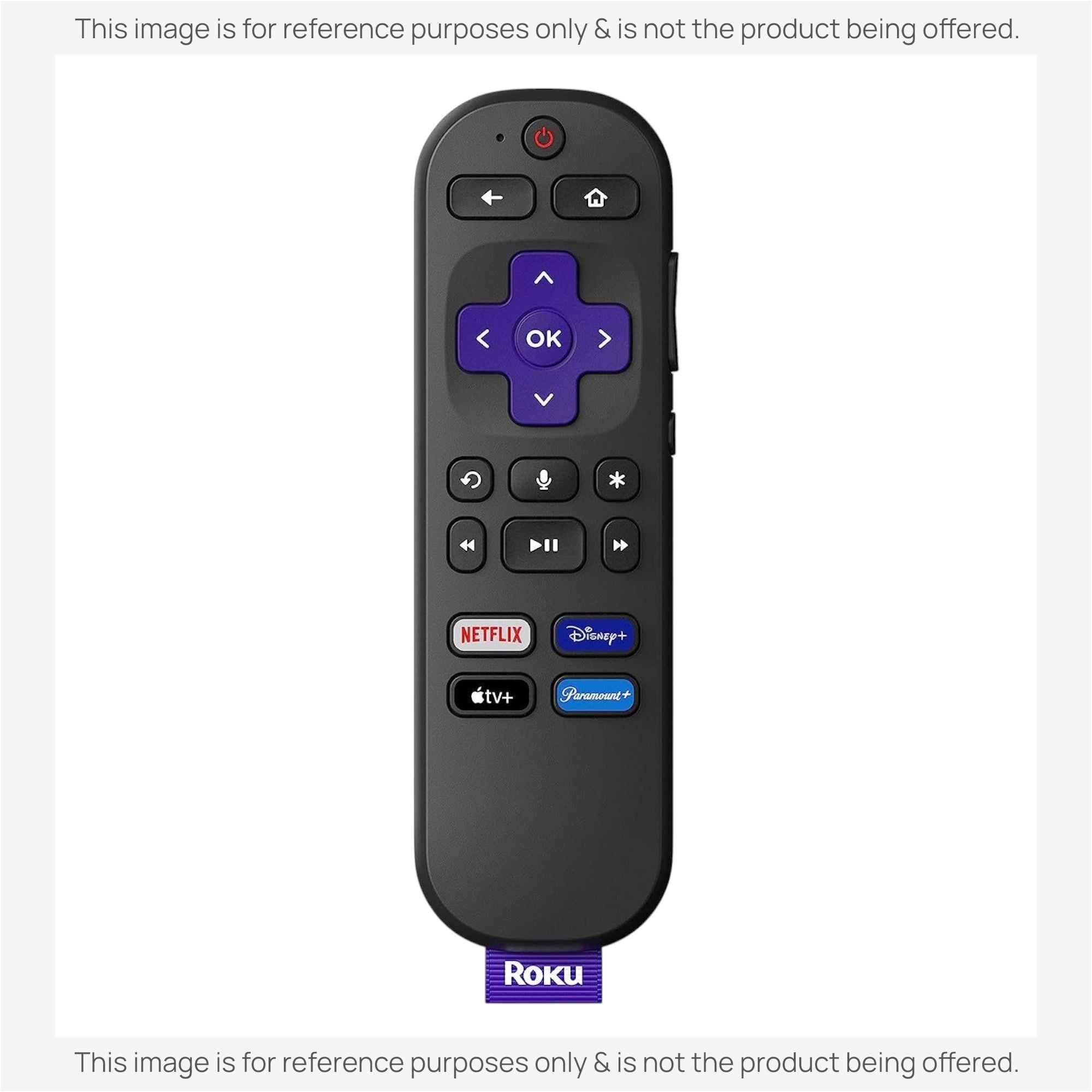 Substitute for Roku RC-A1R Universal Streaming Remote Control [RCGZ1]