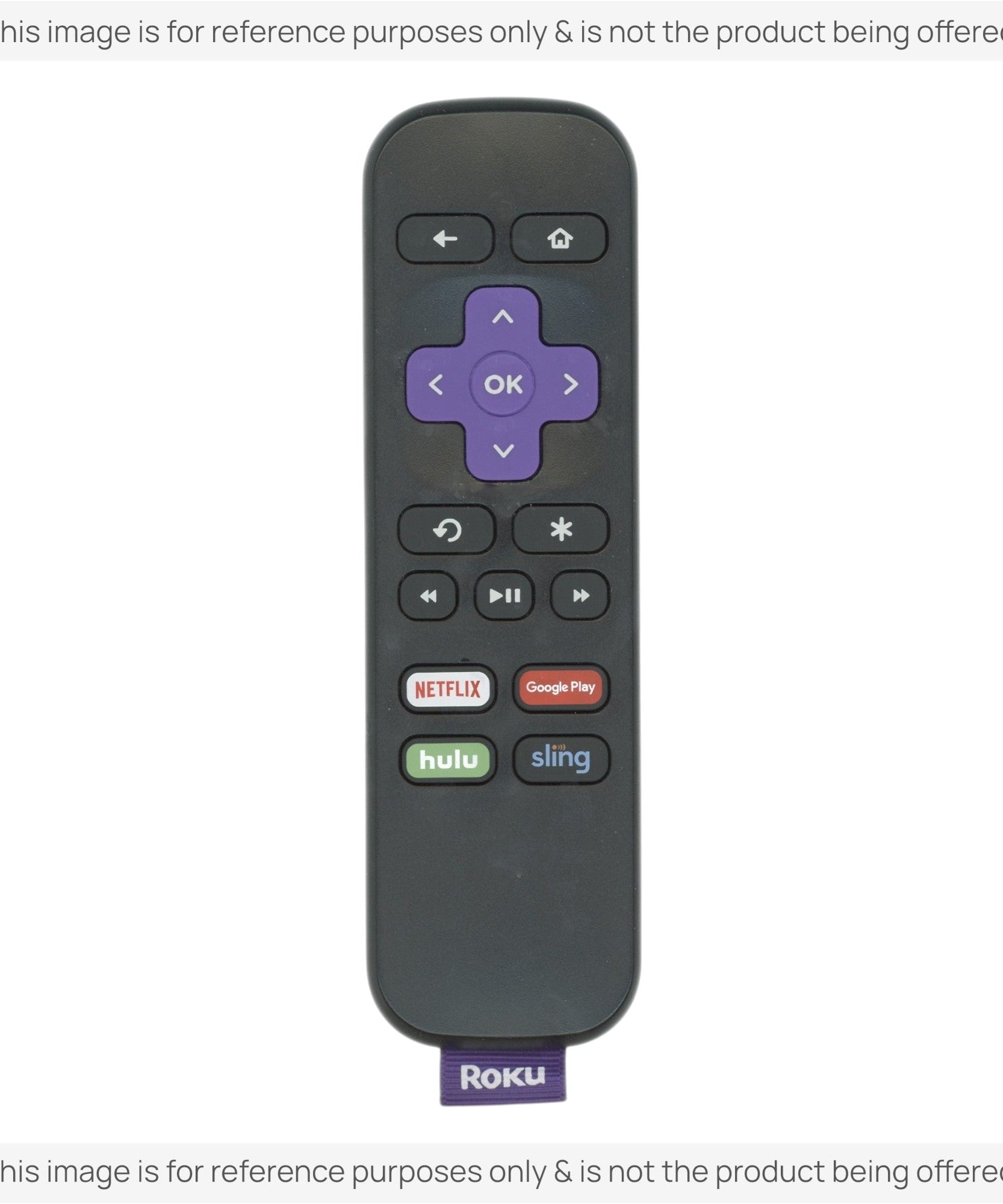 Substitute for Roku RC-101 Streaming Remote Control [RRST01]
