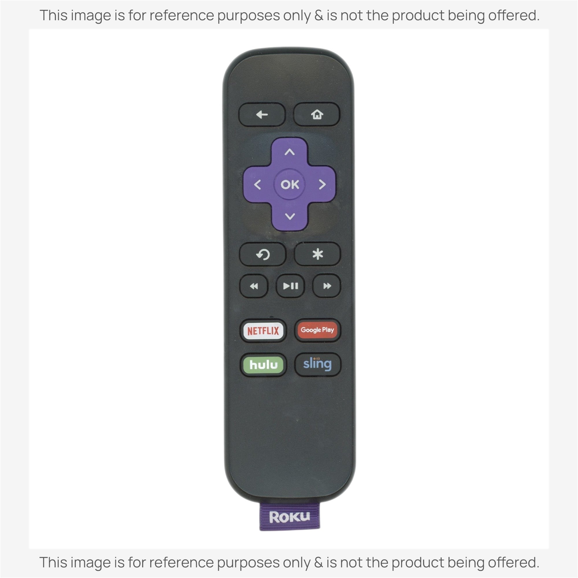 Substitute for Roku RC-101 Streaming Remote Control [RRST01]