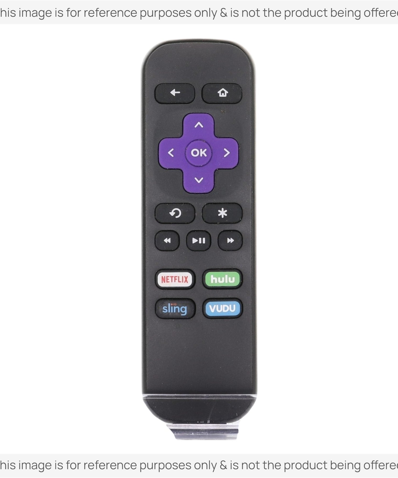 Substitute for Roku RC-102 EXPRESS Streaming Remote Control [RRST01]