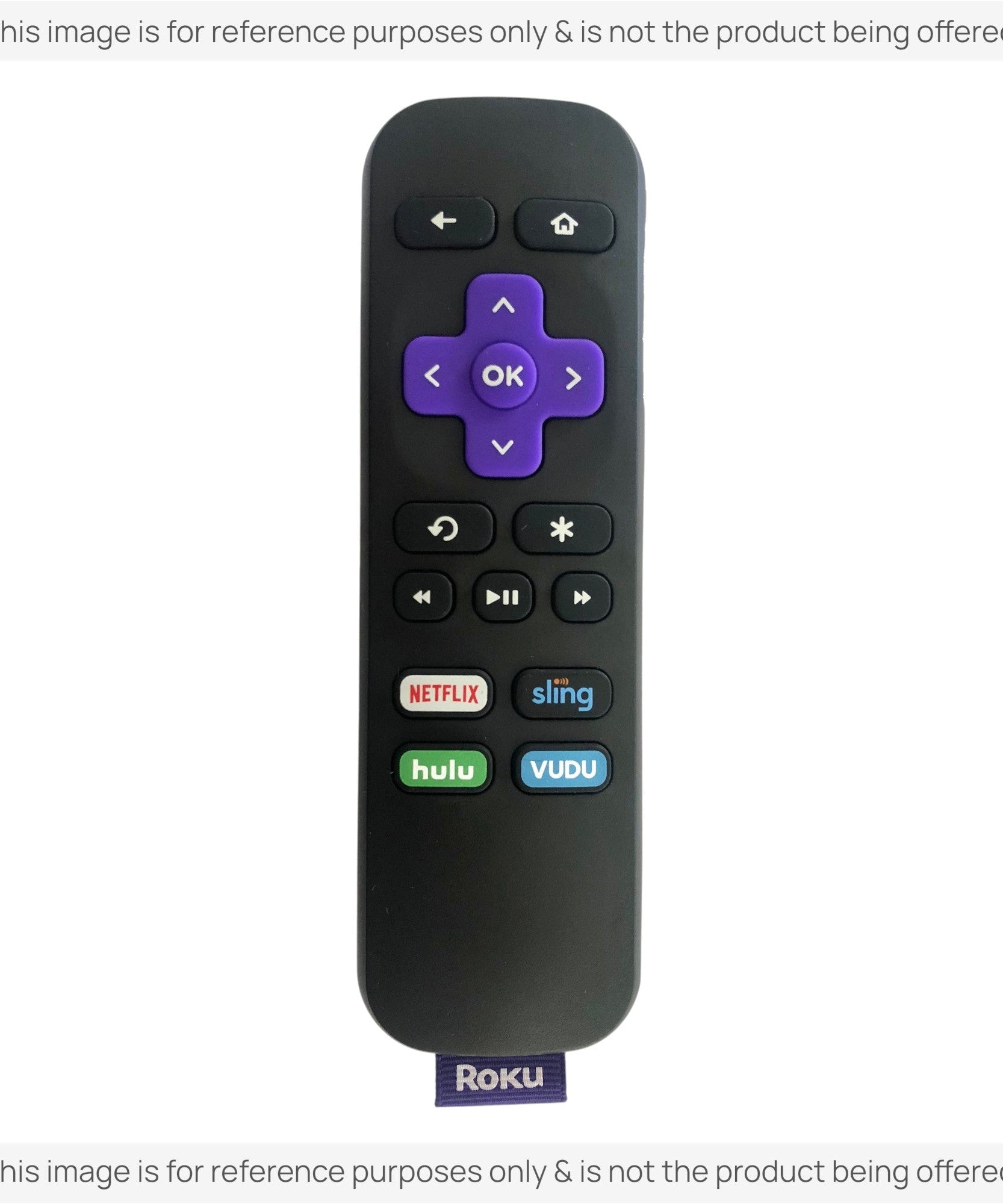 Substitute for Roku RC108 IR EXPRESS Streaming Remote Control [RRST01]