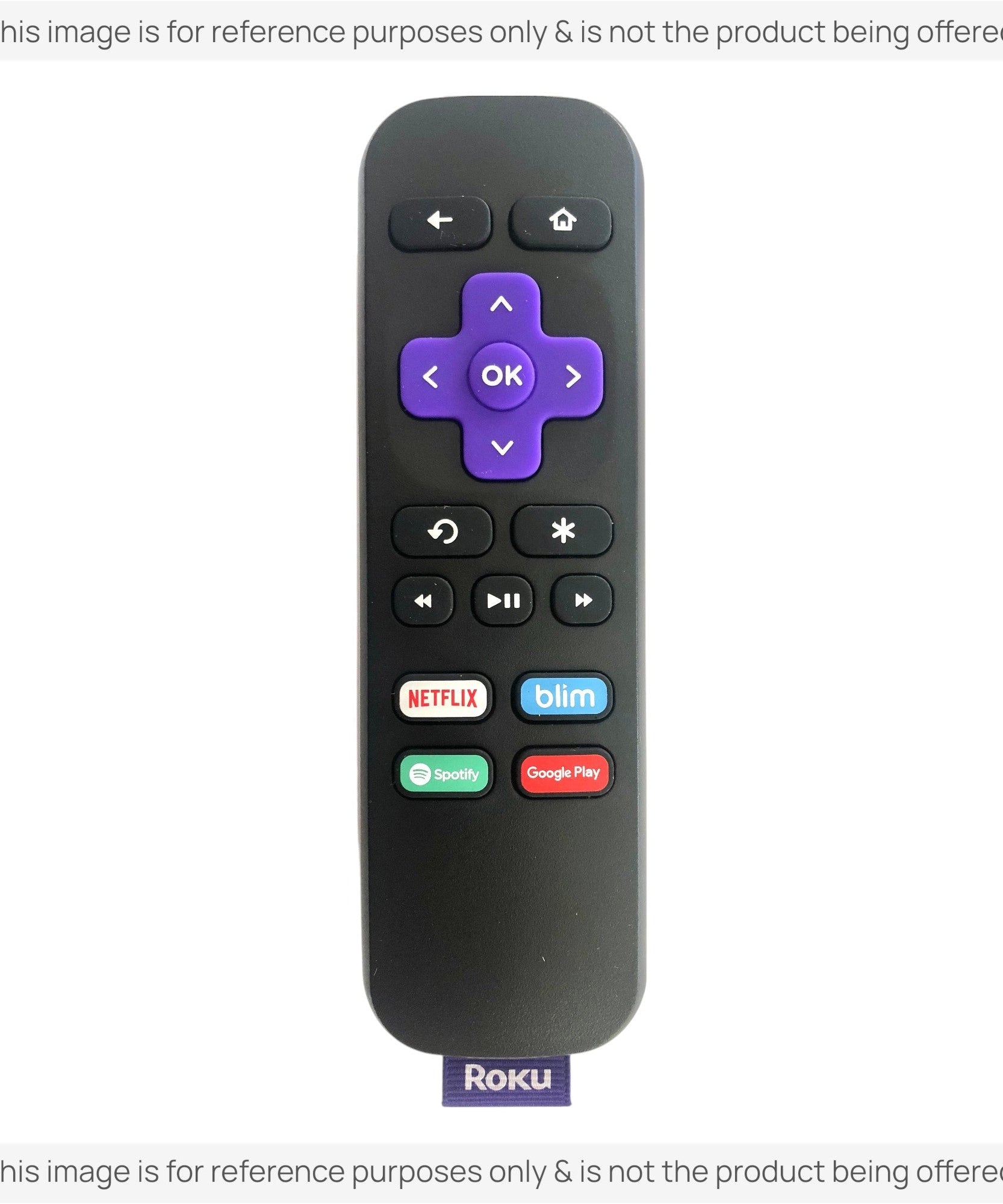 Substitute for Roku RC112 IR Streaming Remote Control [RRST01]
