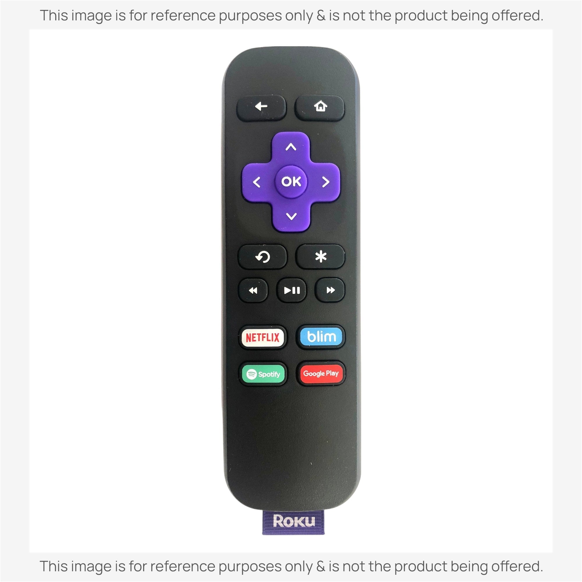 Substitute for Roku RC112 IR Streaming Remote Control [RRST01]