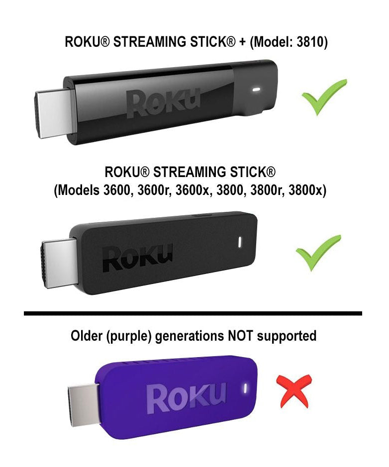 Roku RC-AL2 Streaming Stick Remote Control | Voice | RF - 3226000284