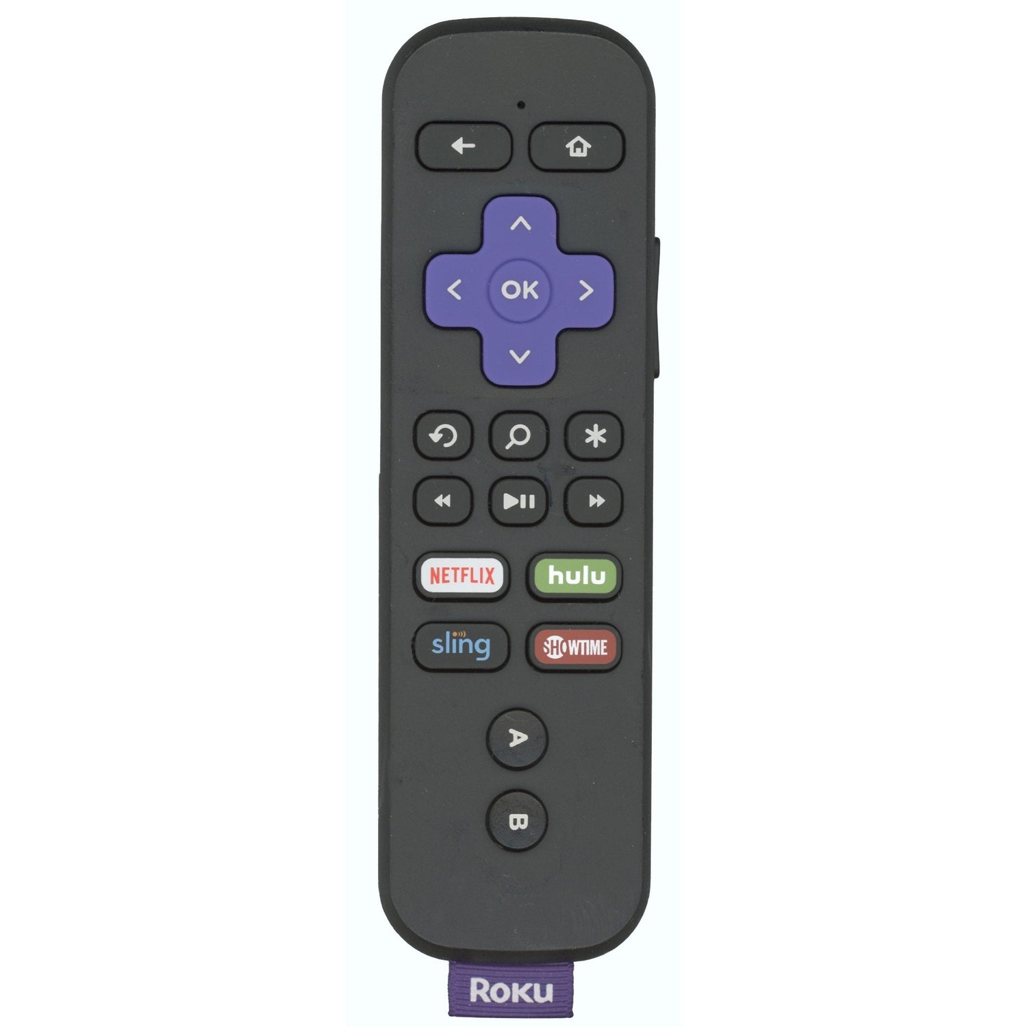 Roku RC-GR4 Streaming Remote Control 3226000205 [RCGZ1, NO GAME KEYS / HEADPHONE JACK]