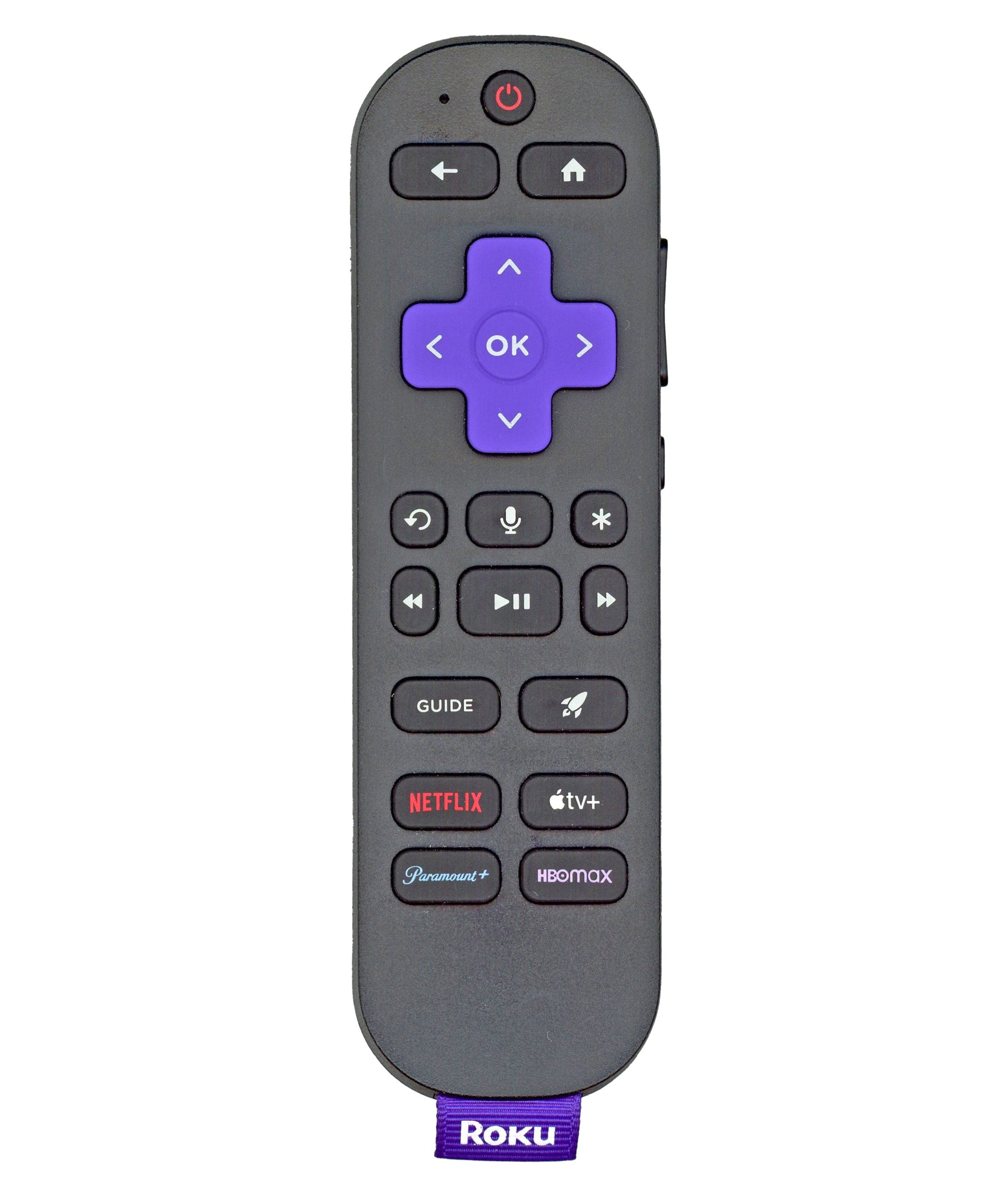 Roku RCOS1 Roku Voice Remote Pro 2nd edition Streaming Remote Control - Netflix, Apple TV +, Paramount, HBOMax - 3026000039