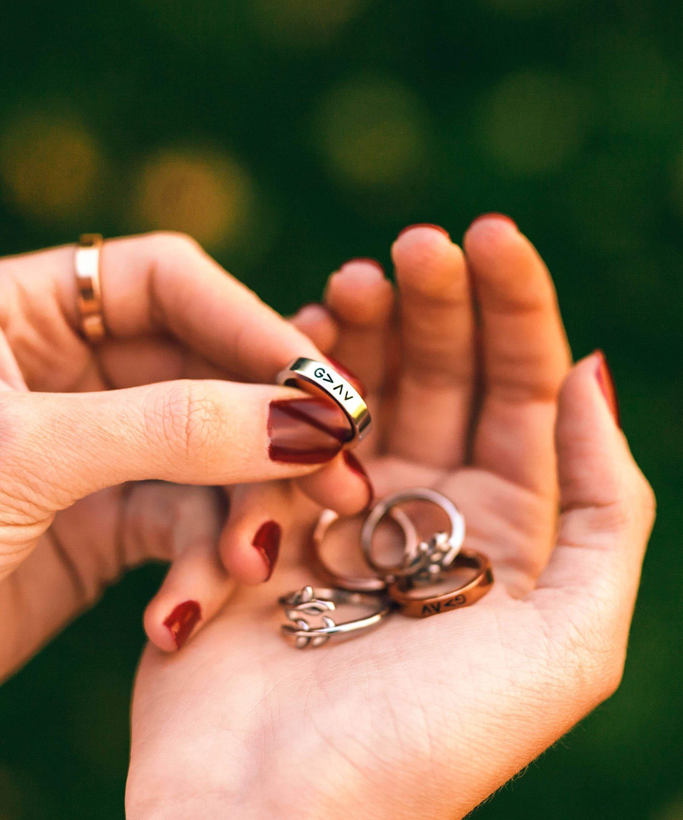Rose Gold Highs and Lows Ring
