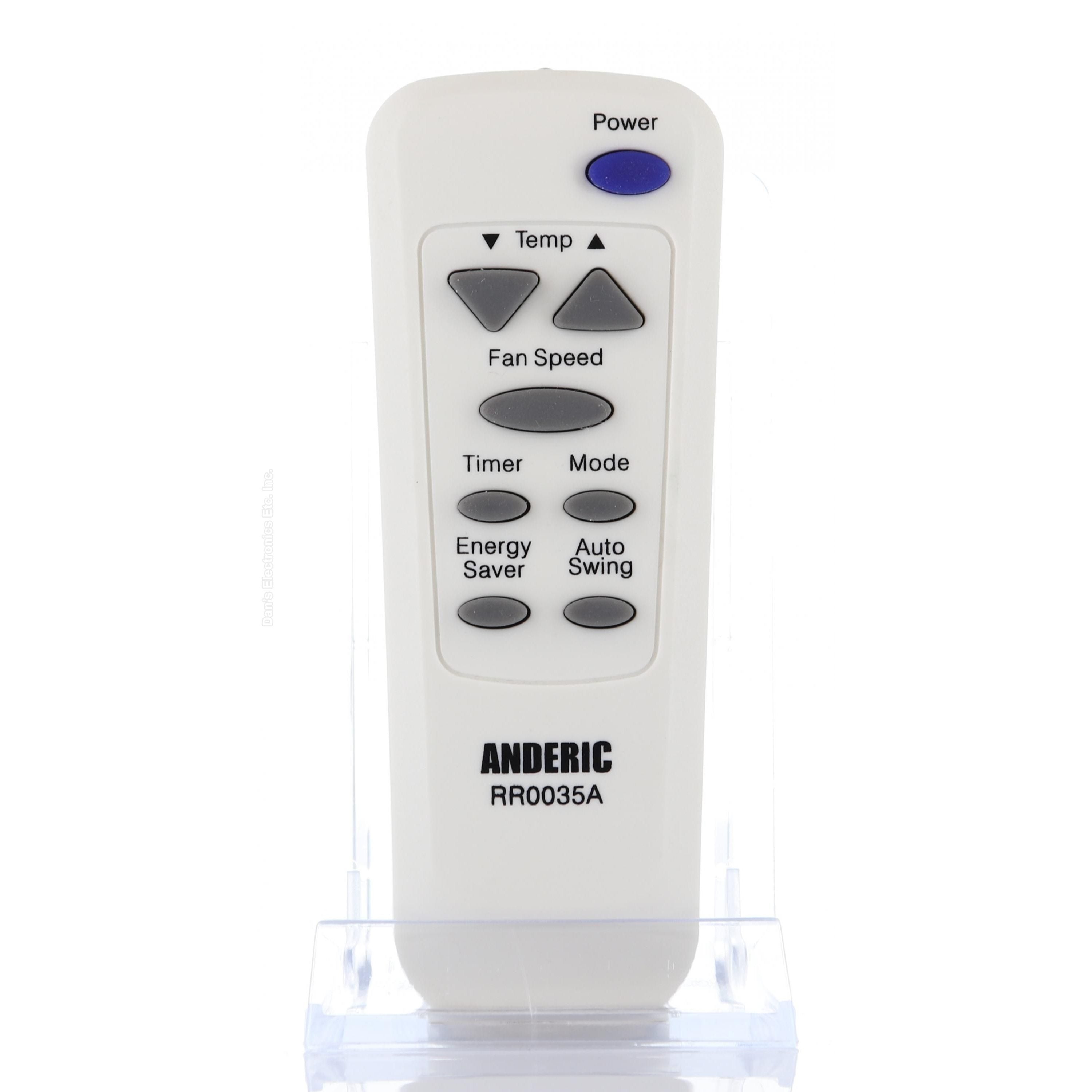 Anderic RR0035A Replacement AC Air Conditioner Remote Control for LG, GE, Goldstar, Hampton Bay, Kenmore, and Zenith