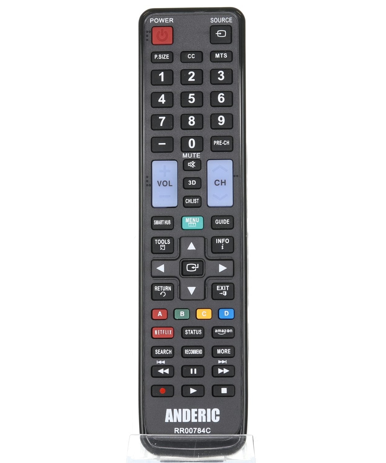 Anderic RR00784C Replacement TV Remote Control for Samsung BN59-00784C and All Similar Models