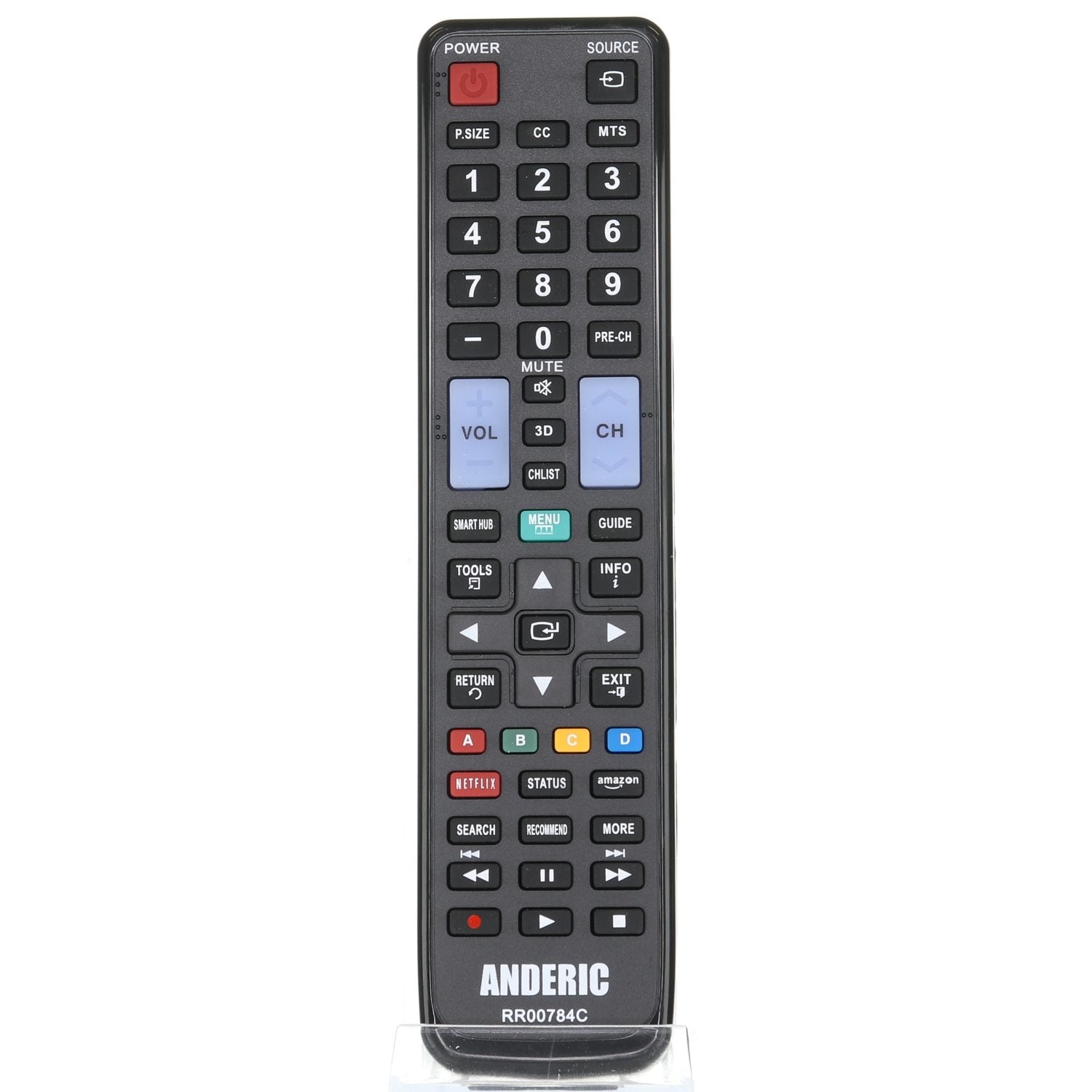 Anderic RR00784C Replacement TV Remote Control for Samsung BN59-00784C and All Similar Models