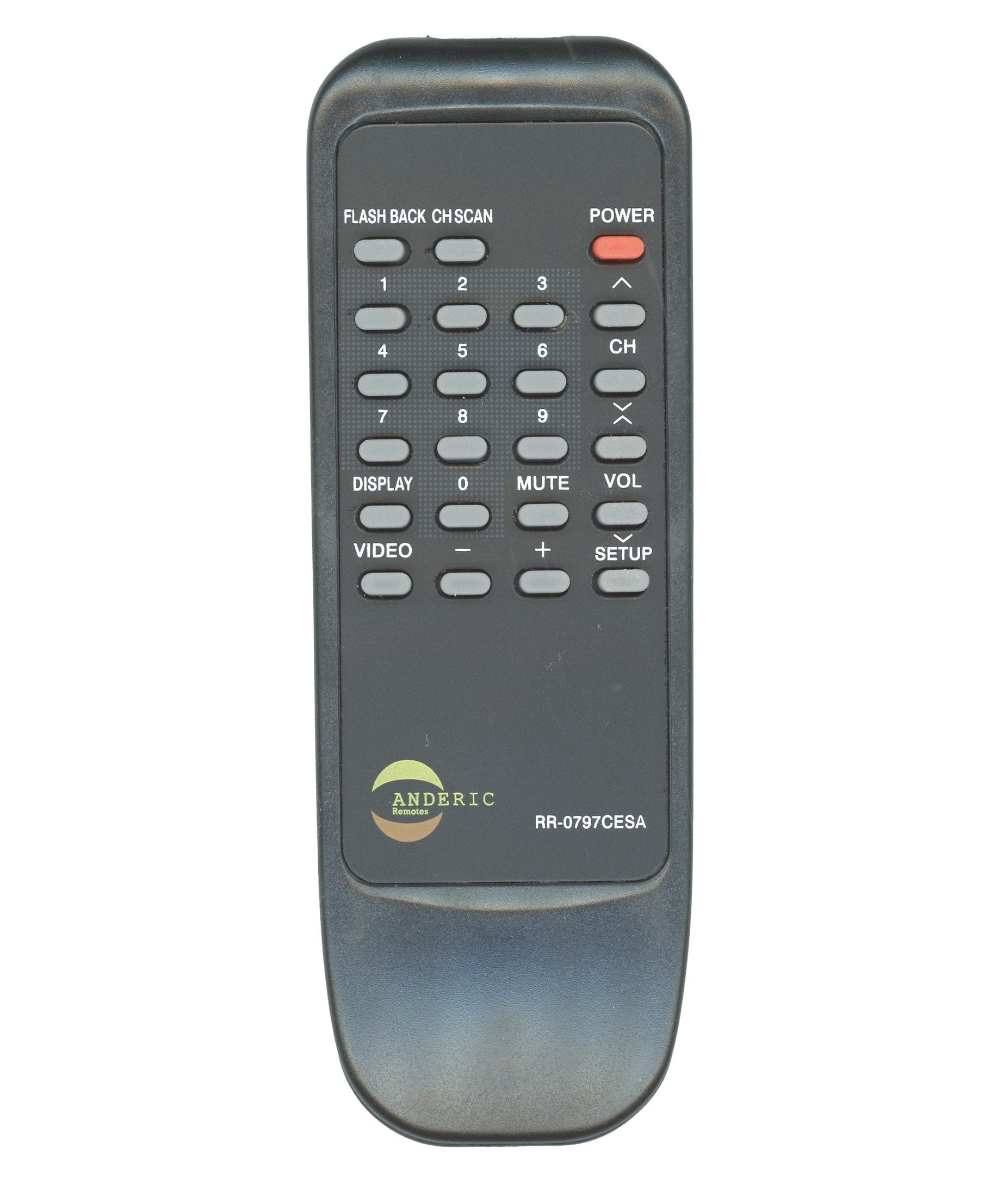 Anderic RR0797 Replacement Remote Control for Sharp TV | RRMCG0797CESA, RRMCG0307CESA, RRMCG0520CESA