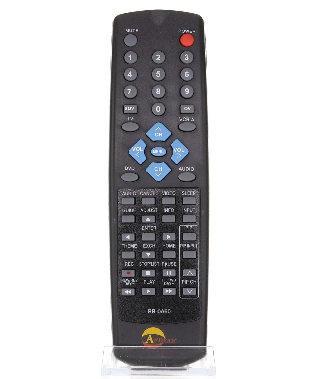 Anderic RR0A60 Replacement TV Remote Control for Mitsubishi 290P080A60 and Others