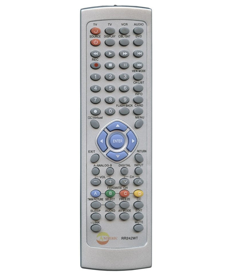 Anderic RR242WT Replacement TV Remote Control for Sharp Aquos TVs