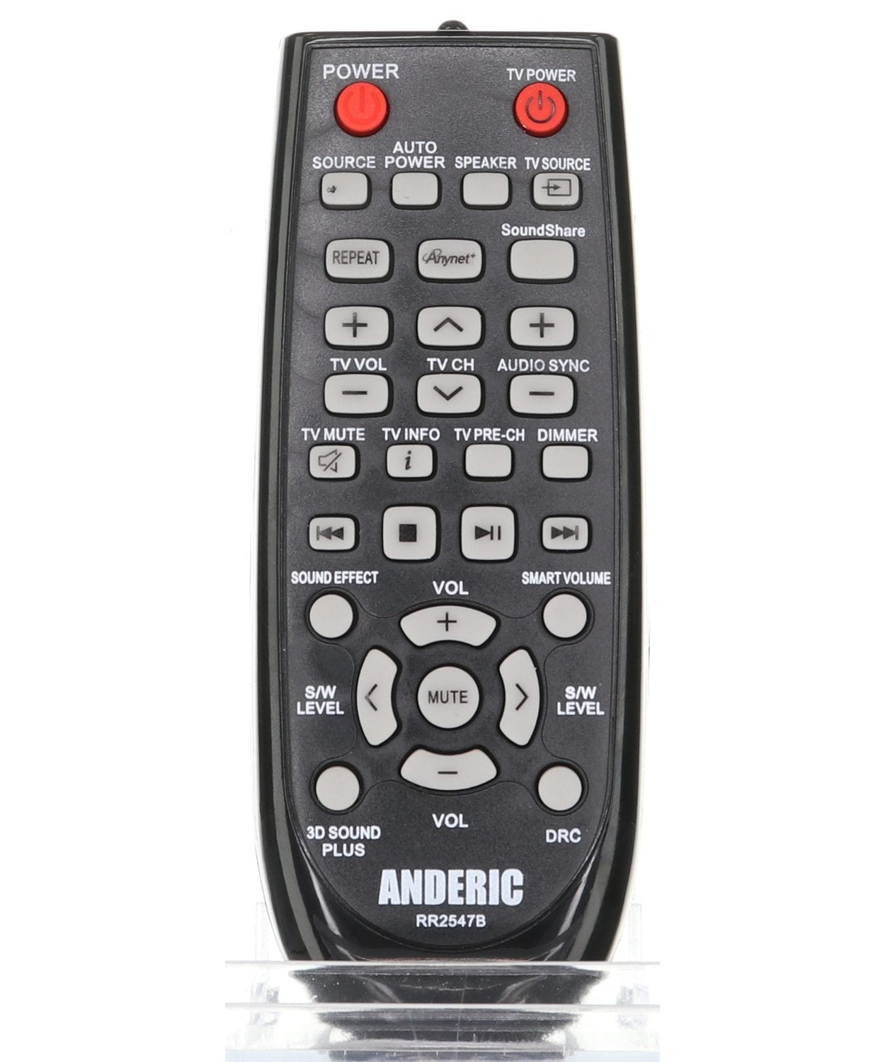 Anderic RR2547B Replacement Sound Bar Remote Control for Samsung AH59-02547B, AH59-02380A, AH59-02330A and Others