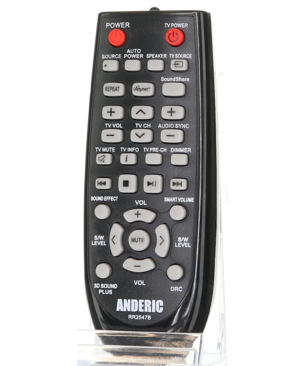 Anderic RR2547B Replacement Sound Bar Remote Control for Samsung AH59-02547B, AH59-02380A, AH59-02330A and Others