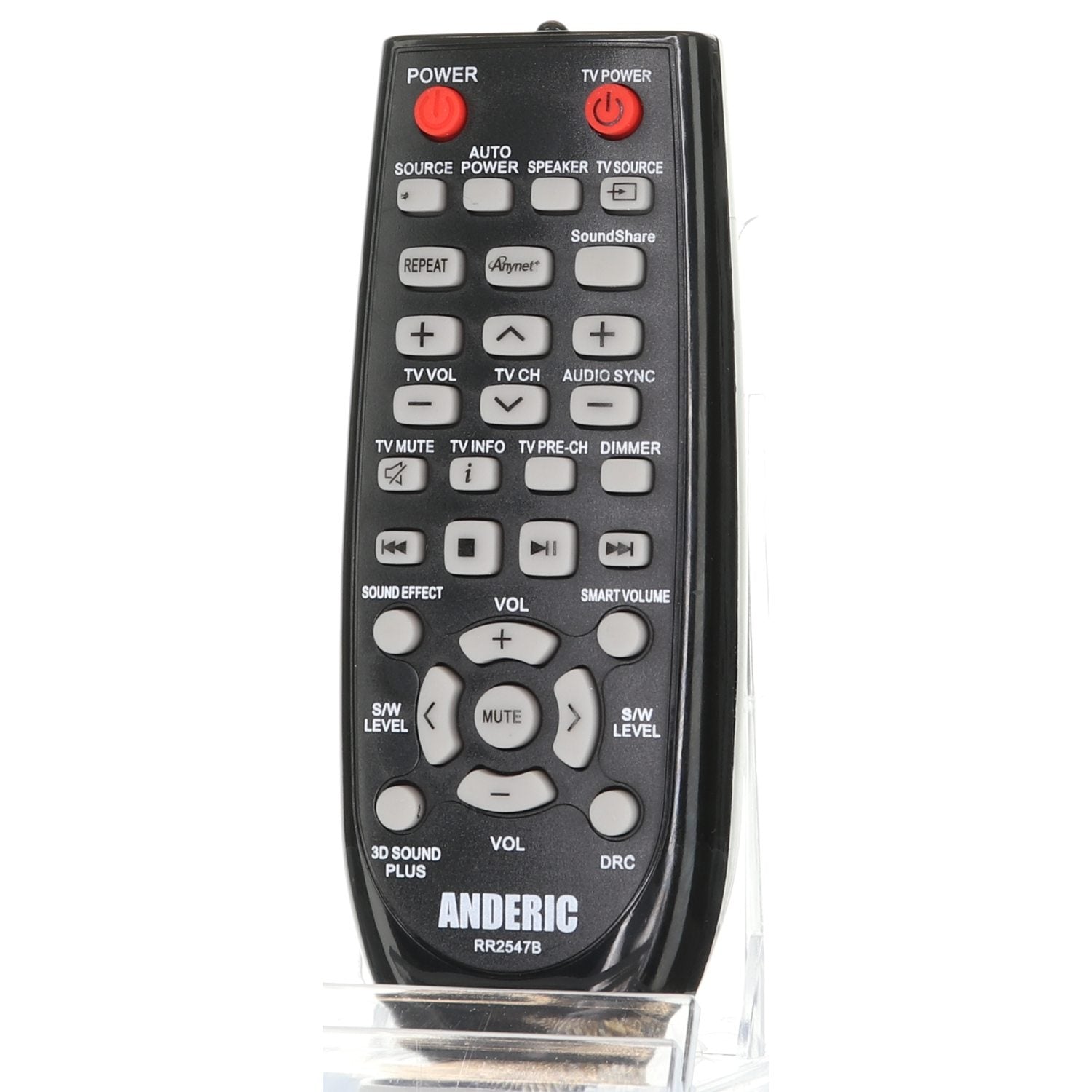 Anderic RR2547B Replacement Sound Bar Remote Control for Samsung AH59-02547B, AH59-02380A, AH59-02330A and Others