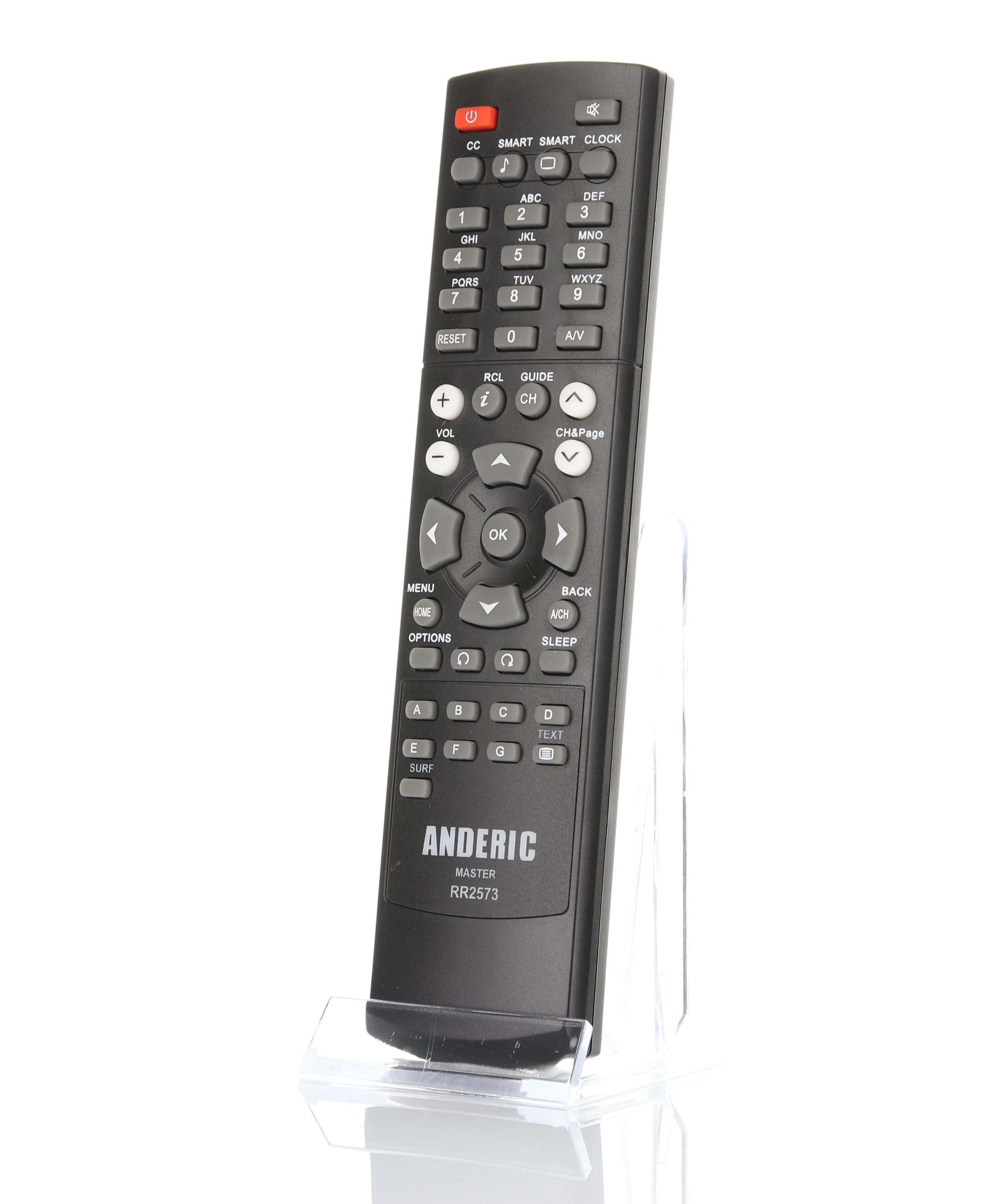 Anderic RR2573 Replacement Master/Setup Remote Control for Philips, Magnavox Hospitality TV  | RC2573GR