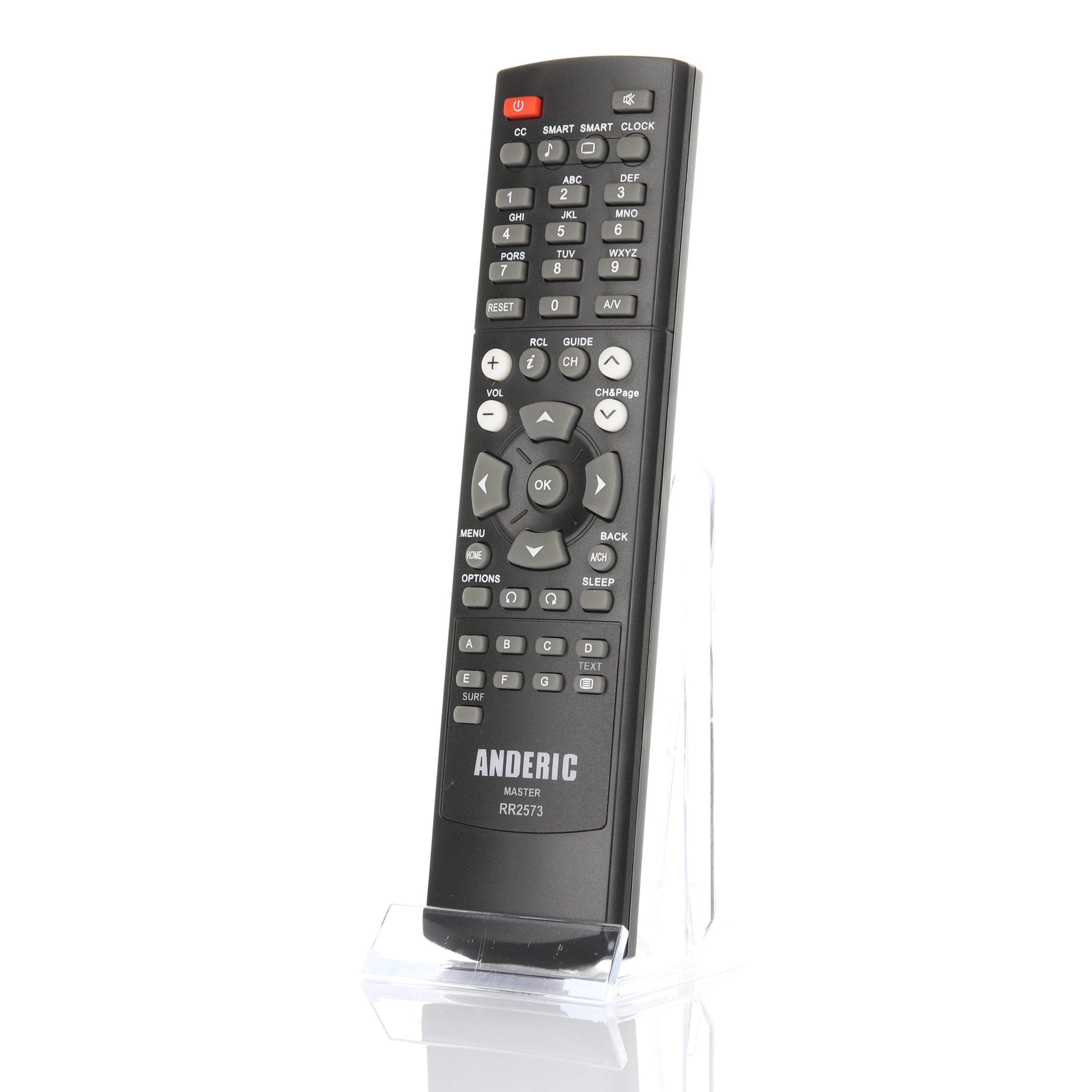Anderic RR2573 Replacement Master/Setup Remote Control for Philips, Magnavox Hospitality TV  | RC2573GR