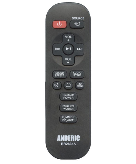 Anderic RR2631A Replacement Sound Bar Remote Control for Samsung AH59-02631A and Similar Models