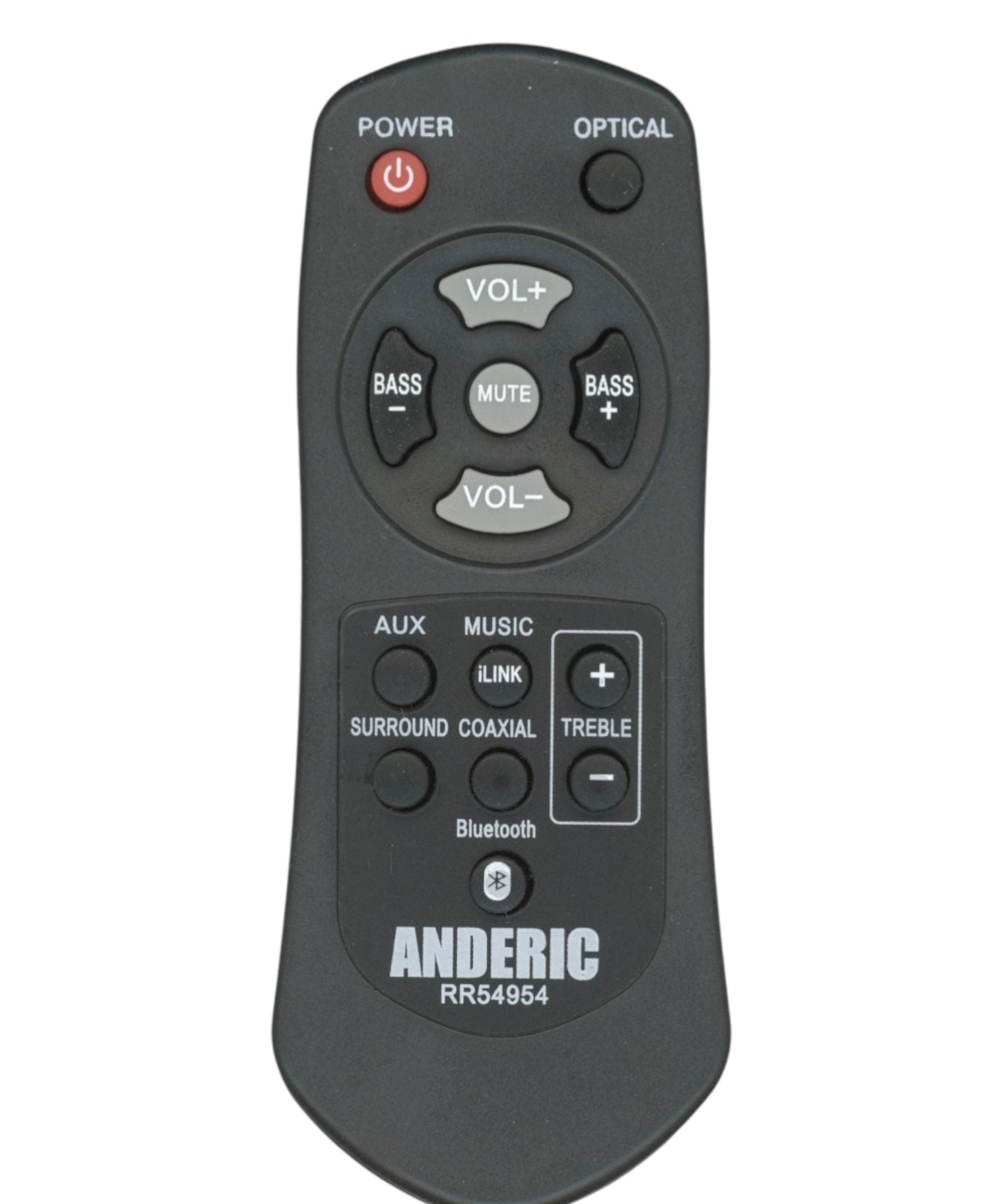 Anderic RR54954 Replacement Sound Bar Remote Control for Philips 996510059695, 996580004176, 996510063326, 996510054954, 996510050576, and Others