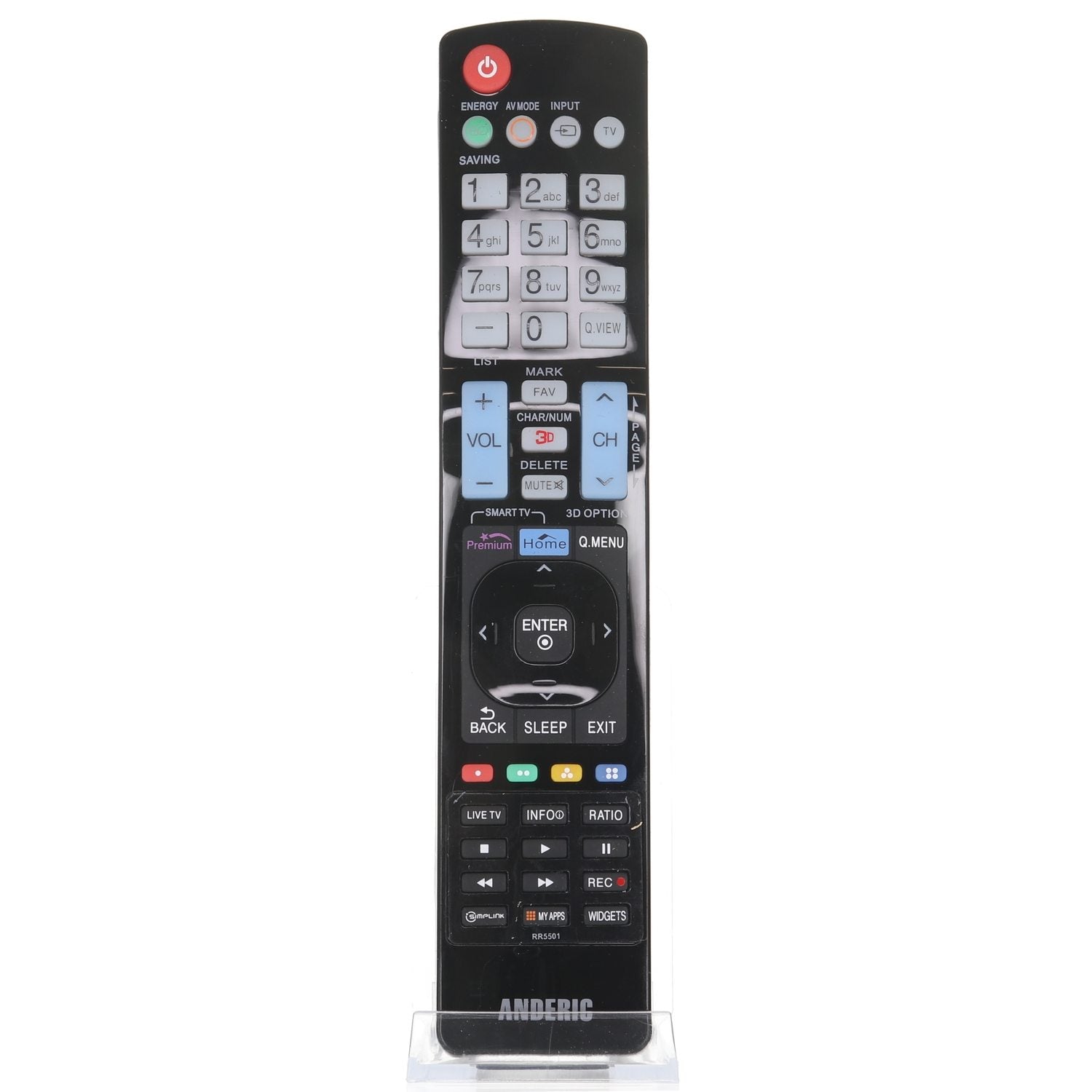 Anderic RR5501 Replacement TV Remote Control for LG AKB74115501 and Others