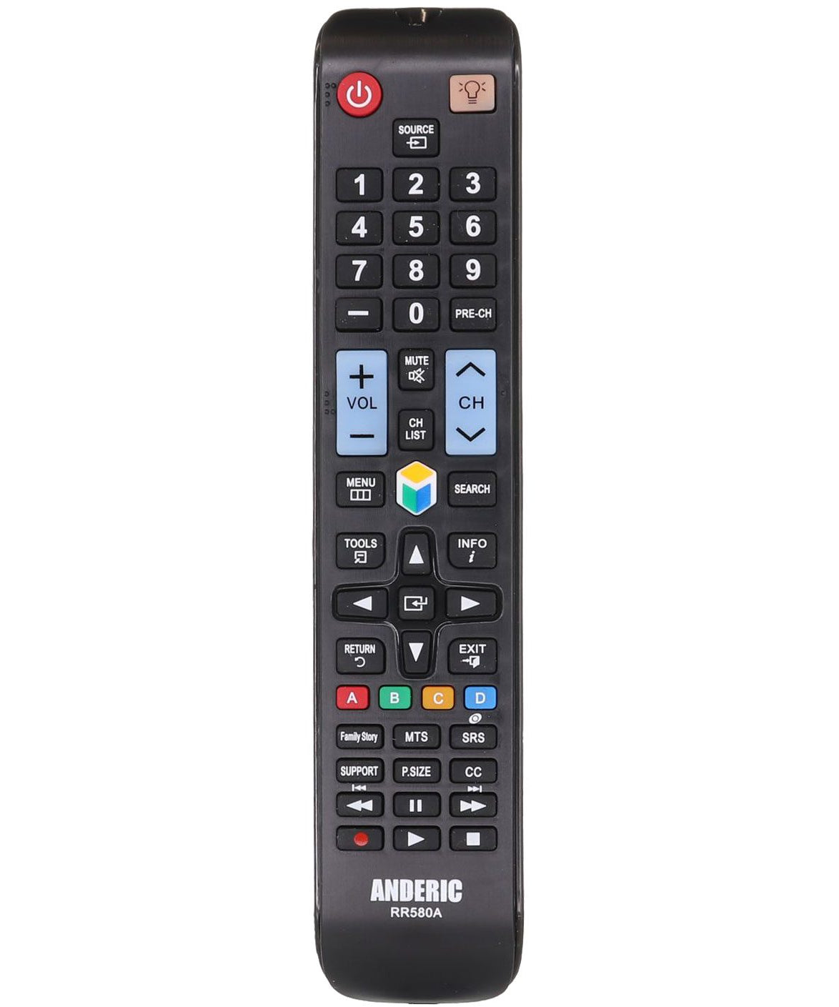 Anderic RR580A Replacement Smart TV Remote Control for Samsung AA59-00580A and All Similar Models | IR