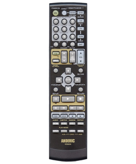 Anderic RR682M Replacement A/V Receiver Remote Control for Onkyo RC-682M, RC682M, and Others