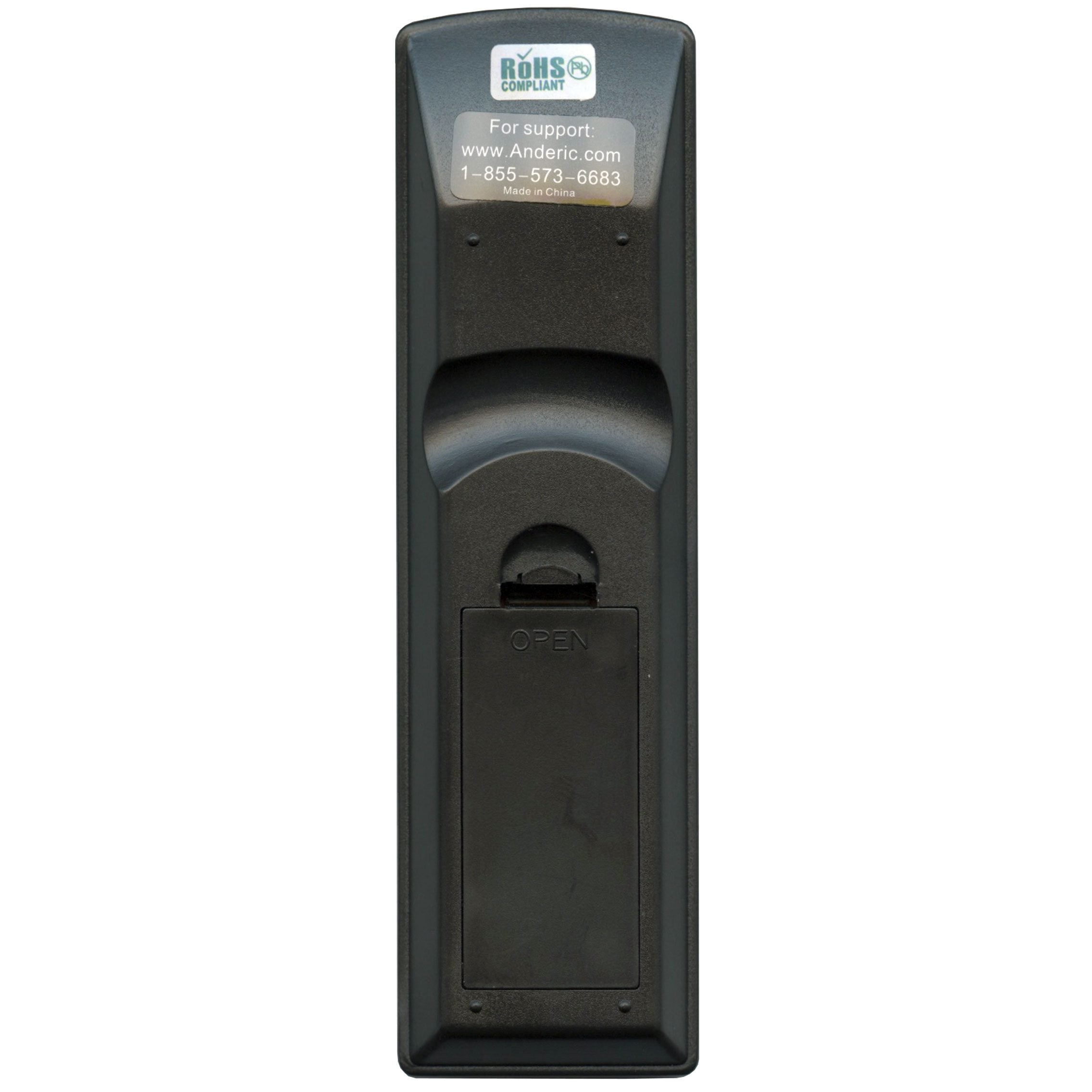 Anderic RR69151 Replacement Sound Bar Remote Control for Polk Audio RE6915-1, RE8114-1, and Others