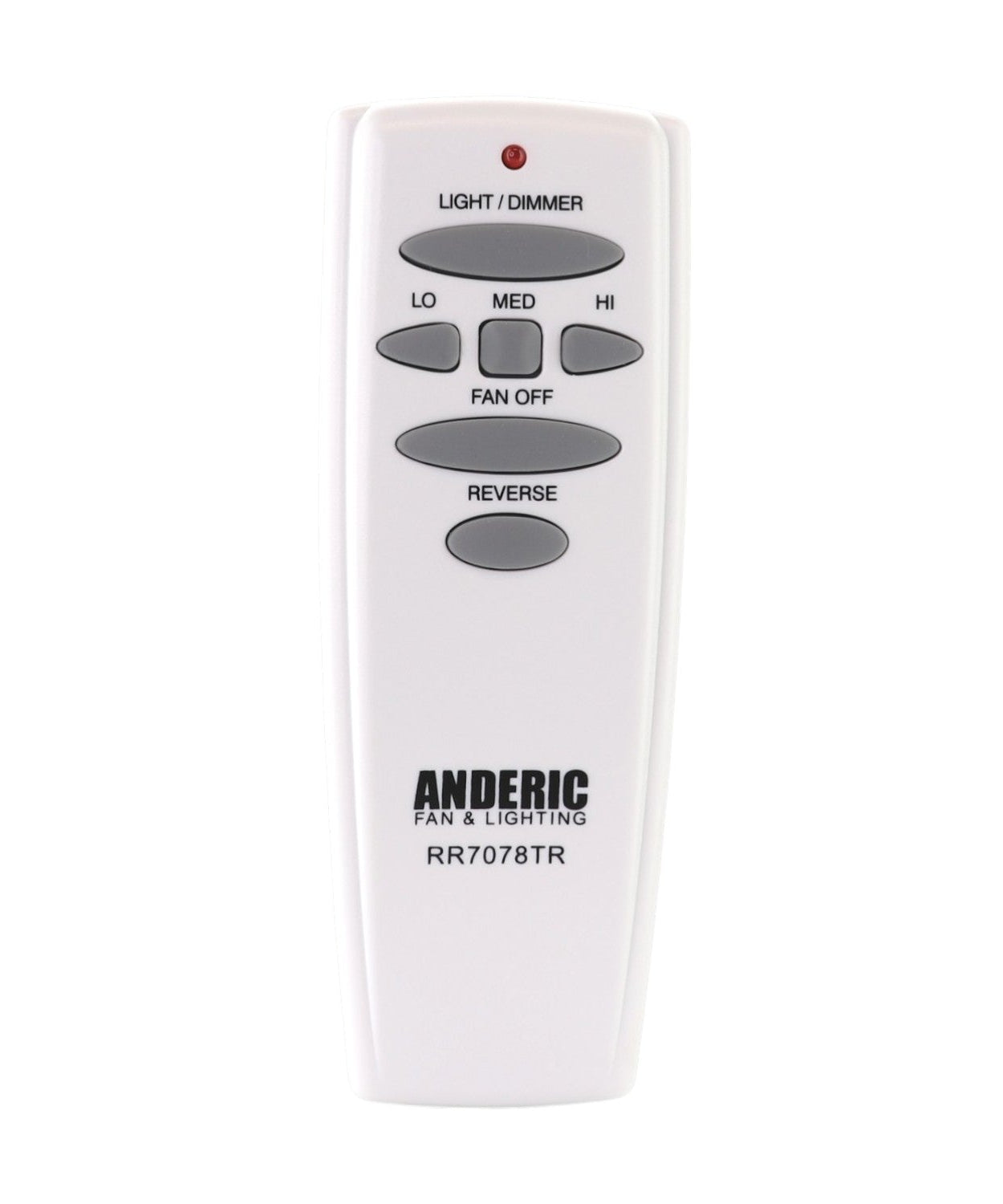 Anderic UC7078T with Reverse Ceiling Fan Remote Control for Hampton Bay | HD6 | UC7078T | CHQ7078T - RR7078TR