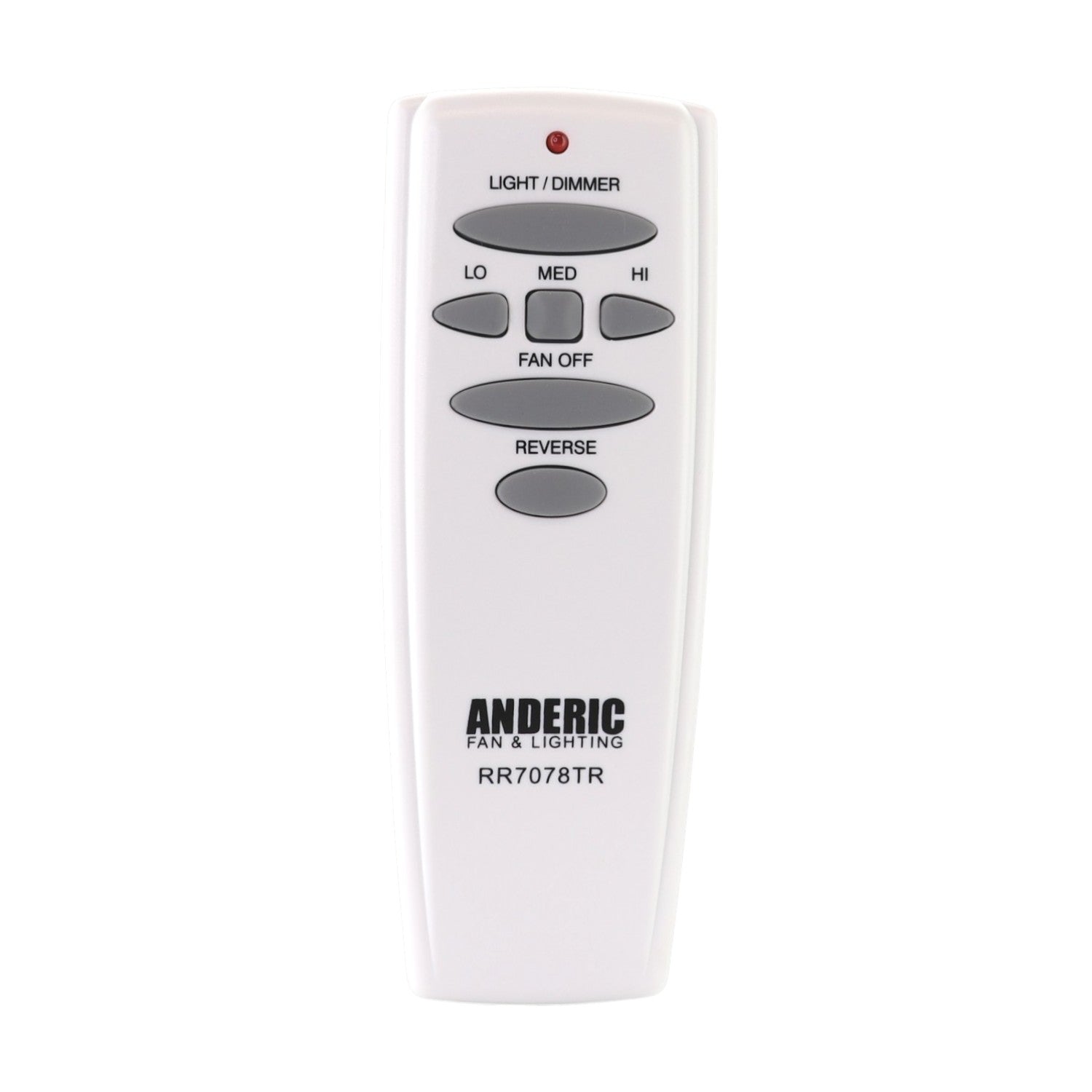 Anderic UC7078T with Reverse Ceiling Fan Remote Control for Hampton Bay | HD6 | UC7078T | CHQ7078T - RR7078TR