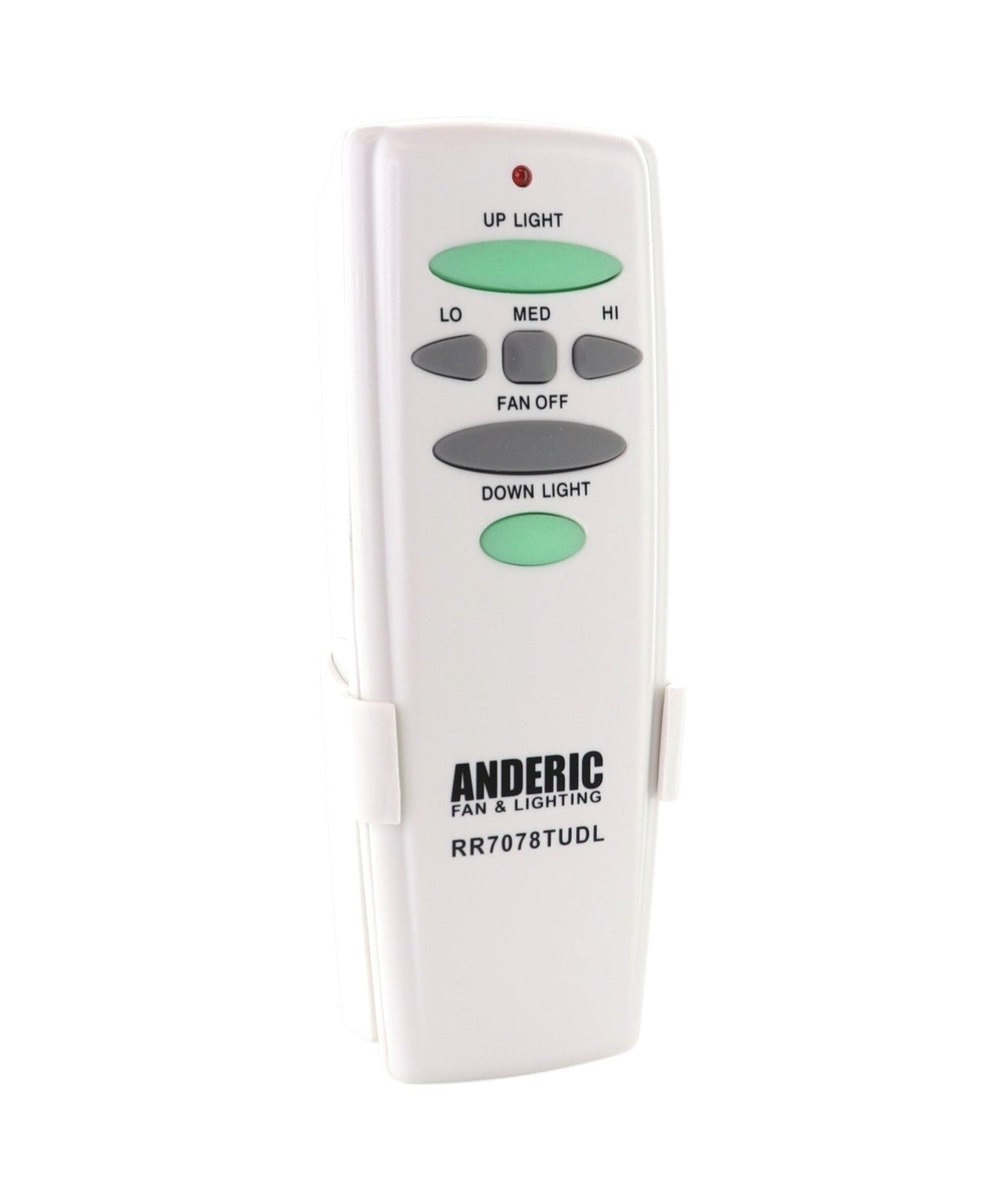 Anderic RR7078TUDL / HD6-UD (UC7078T) Ceiling Fan Remote Control for Hampton Bay | CHQ7078T | Up Light | Down Light